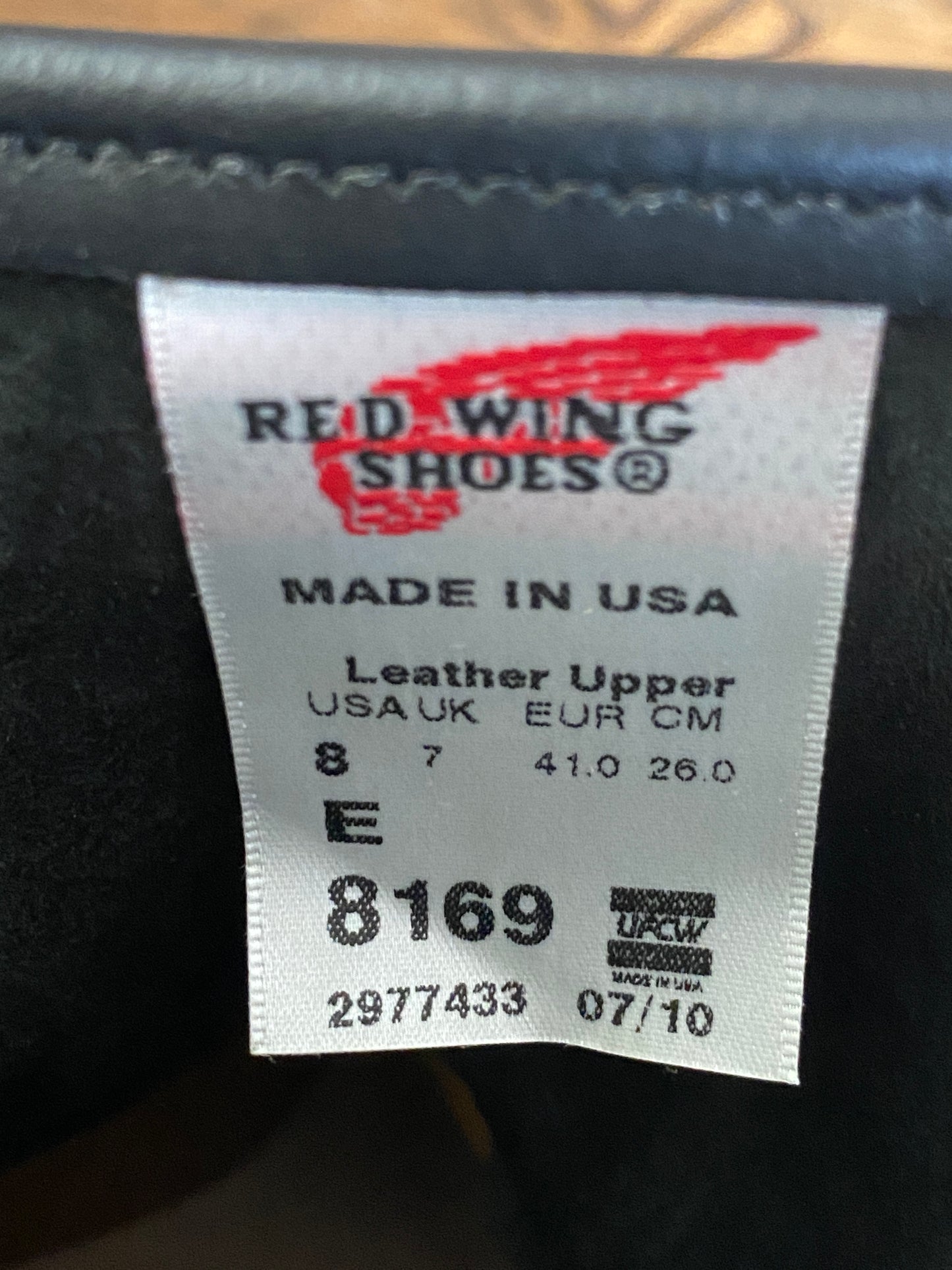 Size 8E (41 EU) Red Wing 8169 Pecos boots Boots Made In USA ( Second )