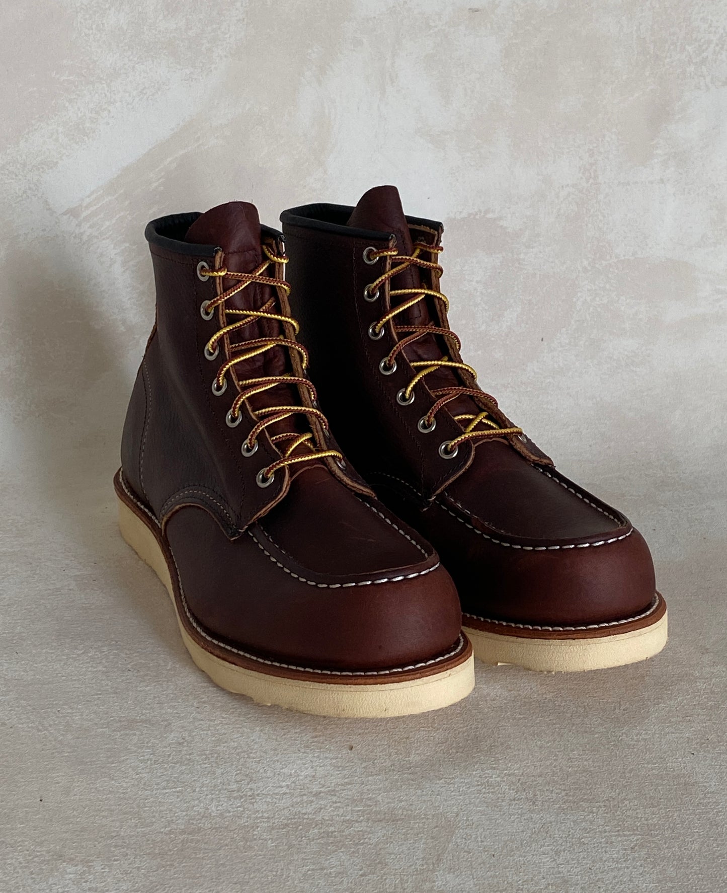 RW 8138 Moc Toe Boots, size 9.5D, made in the USA, seconds quality.