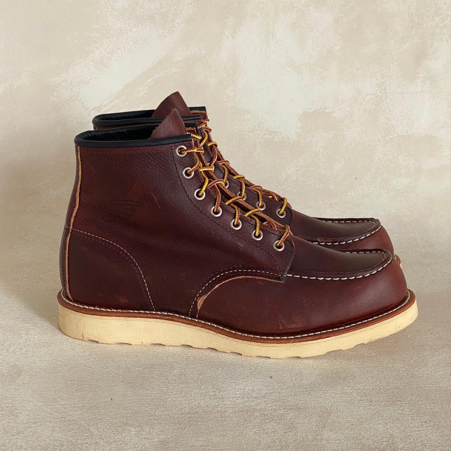RW 8138 Moc Toe Boots, size 9.5D, made in the USA, seconds quality.