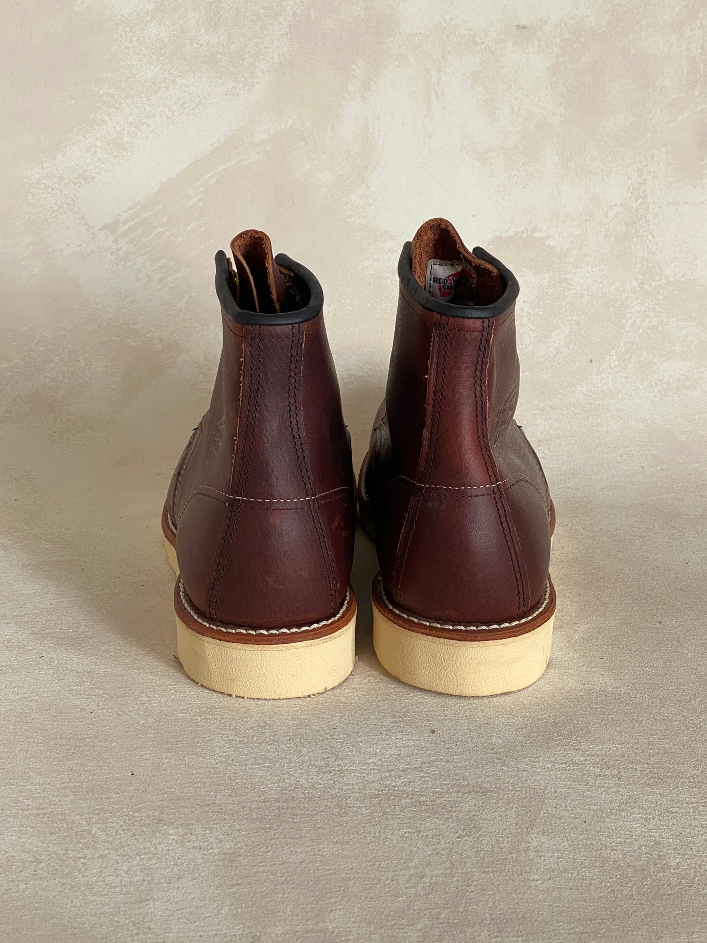 RW 8138 Moc Toe Boots, size 9.5D, made in the USA, seconds quality.