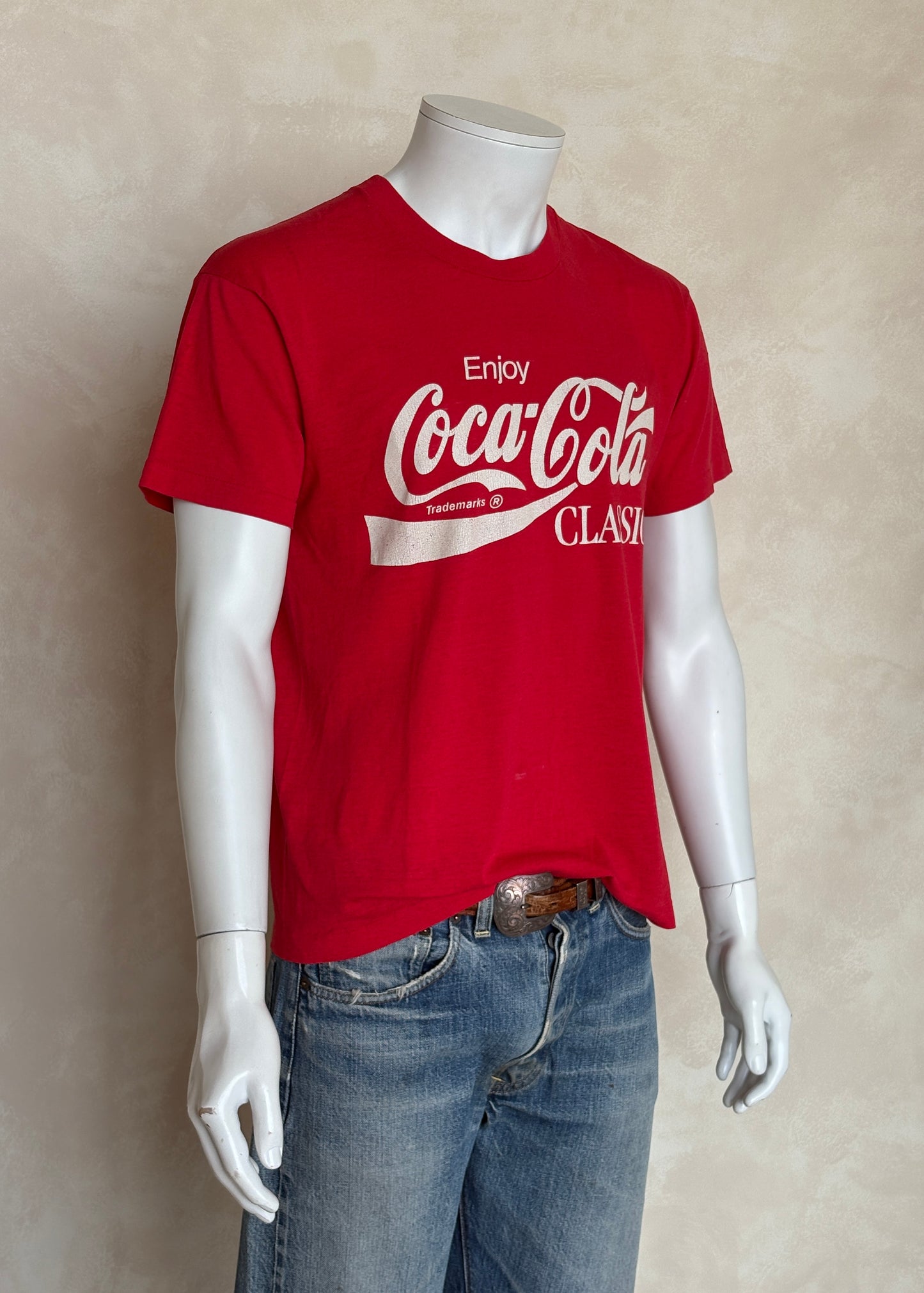 Size Large. Vintage 80s Coca-Cola T-Shirt – Made in USA