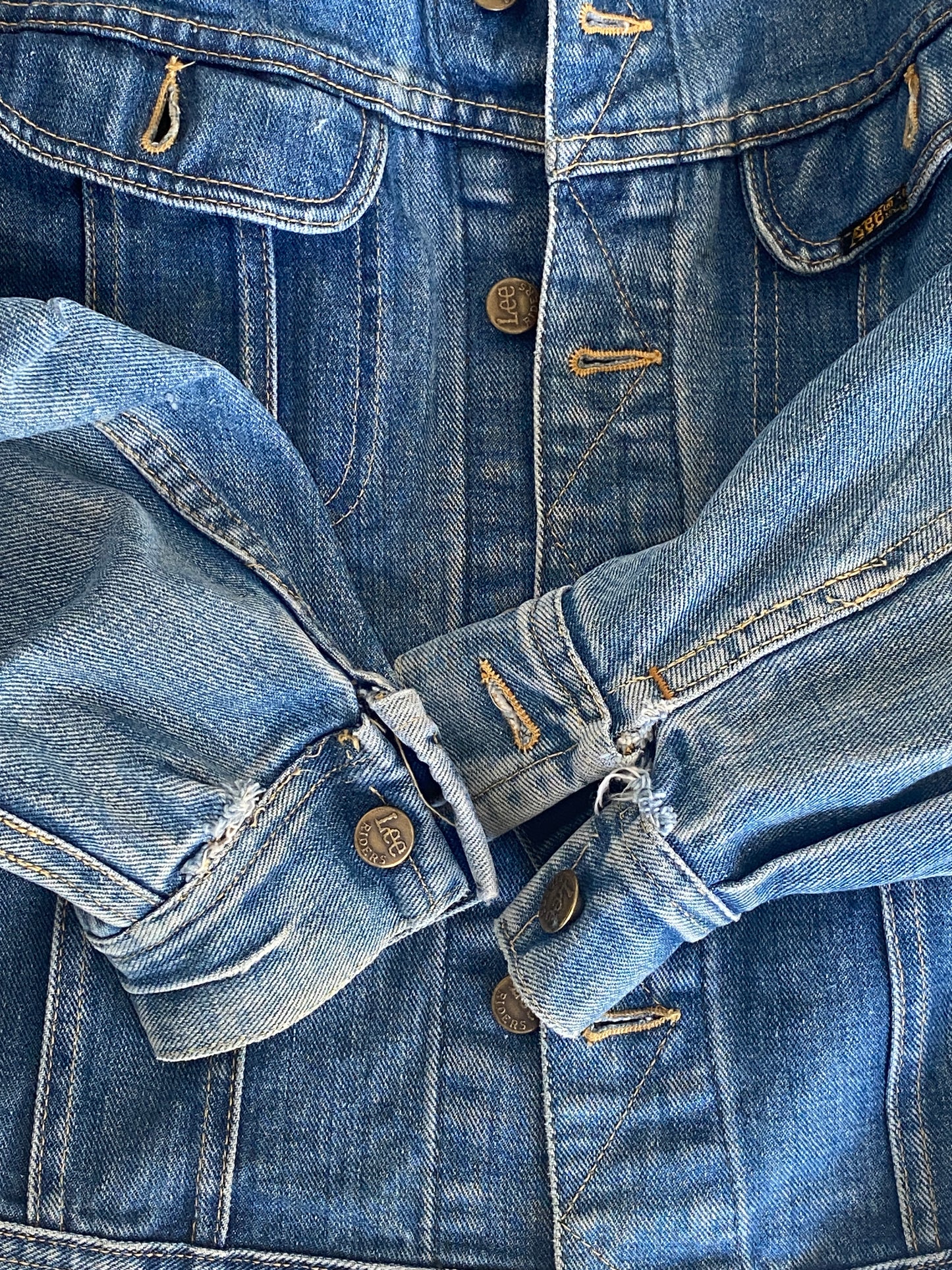 Size 40US / 50EU Vintage 70s Sanforized Union Made Lee Jacket Made in USA