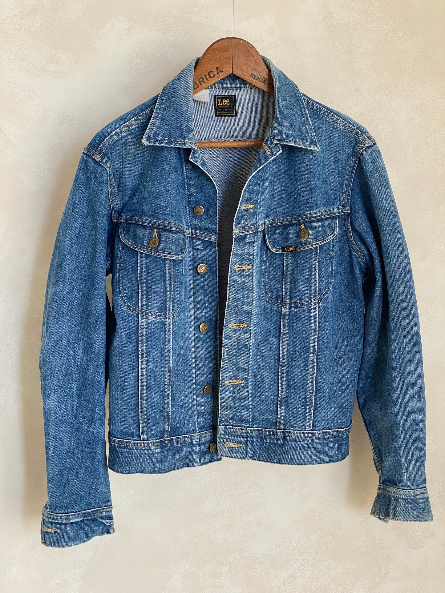 Size 40US / 50EU Vintage 70s Sanforized Union Made Lee Jacket Made in USA
