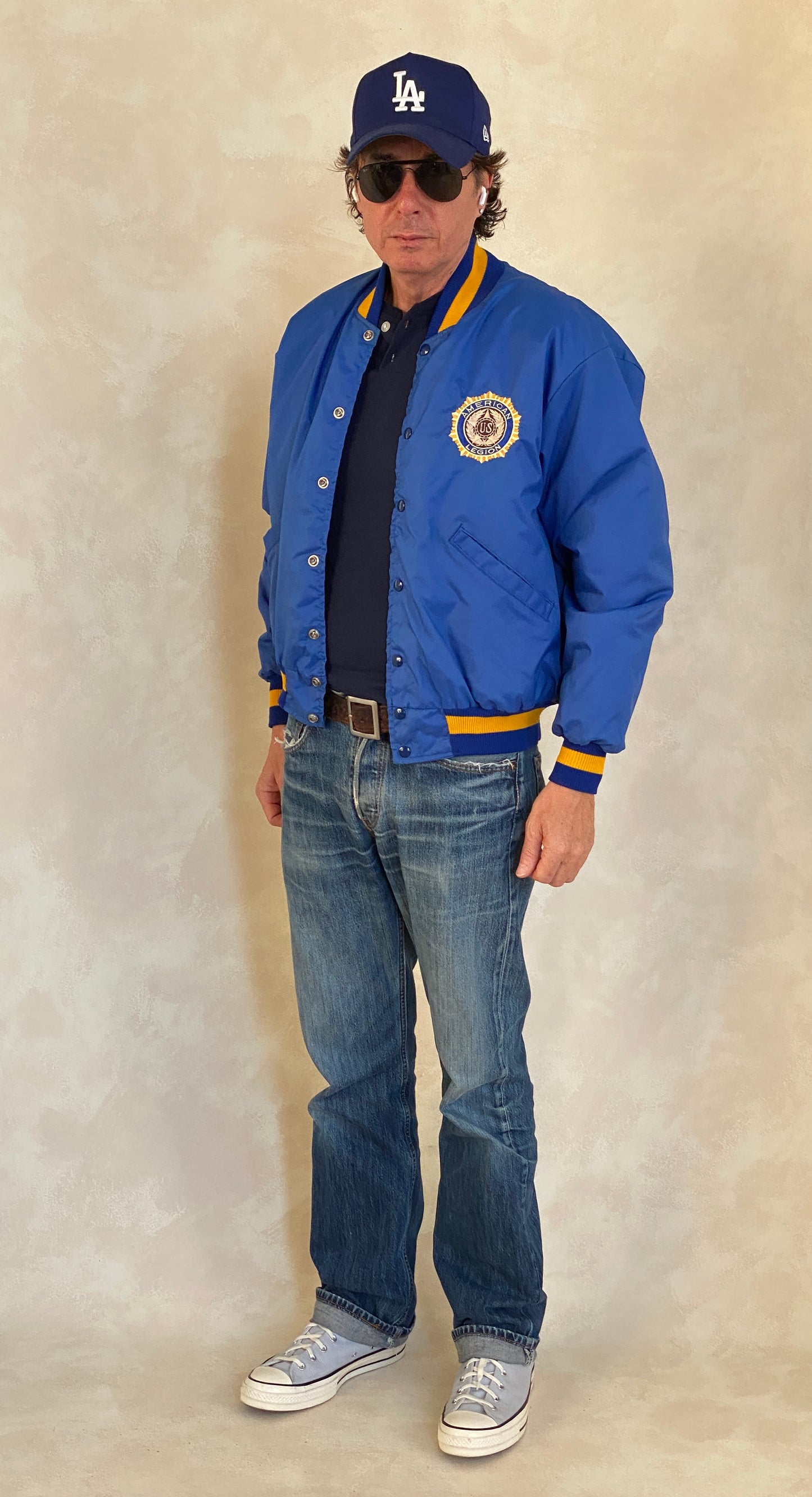 Size Med . Vintage Delong American Legion jacket Made in USA