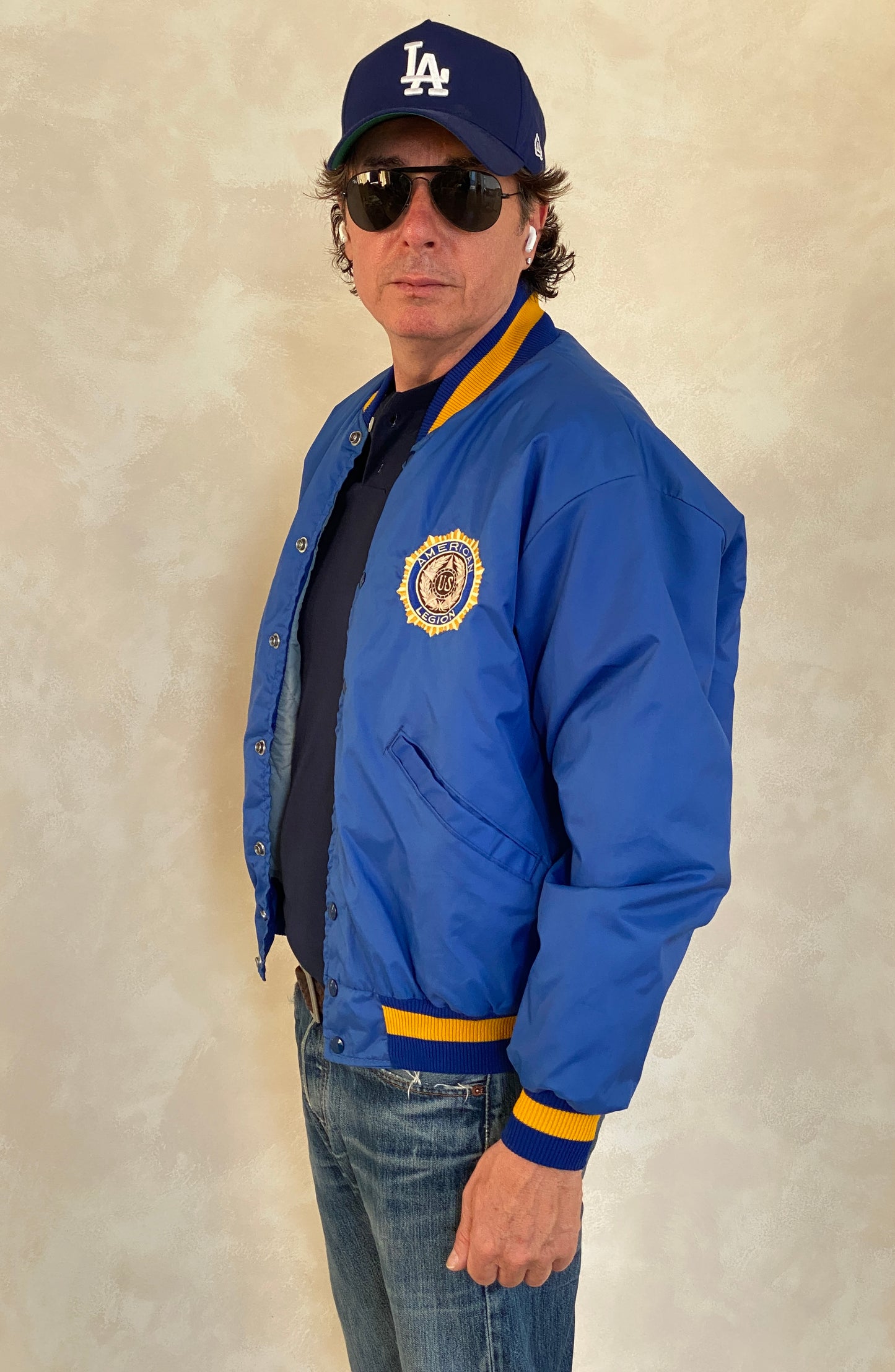 Size Med . Vintage Delong American Legion jacket Made in USA