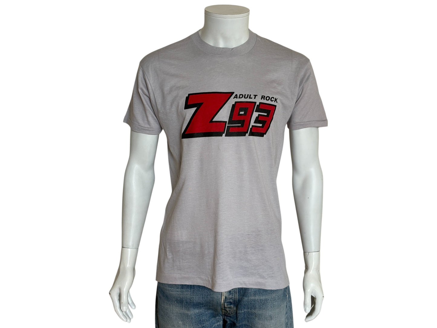 Vintage Z93 Adult Rock radio t-shirt – classic 80s music promo tee, USA made.