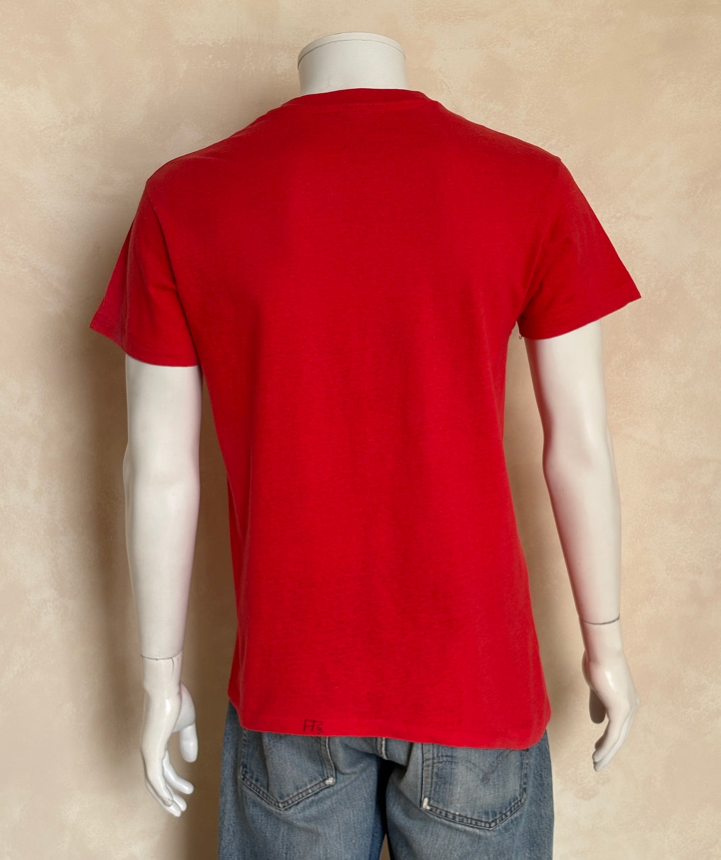 Vintage 80s bowling tee – bold WAS Hinton graphic with retro athletic flair. Large