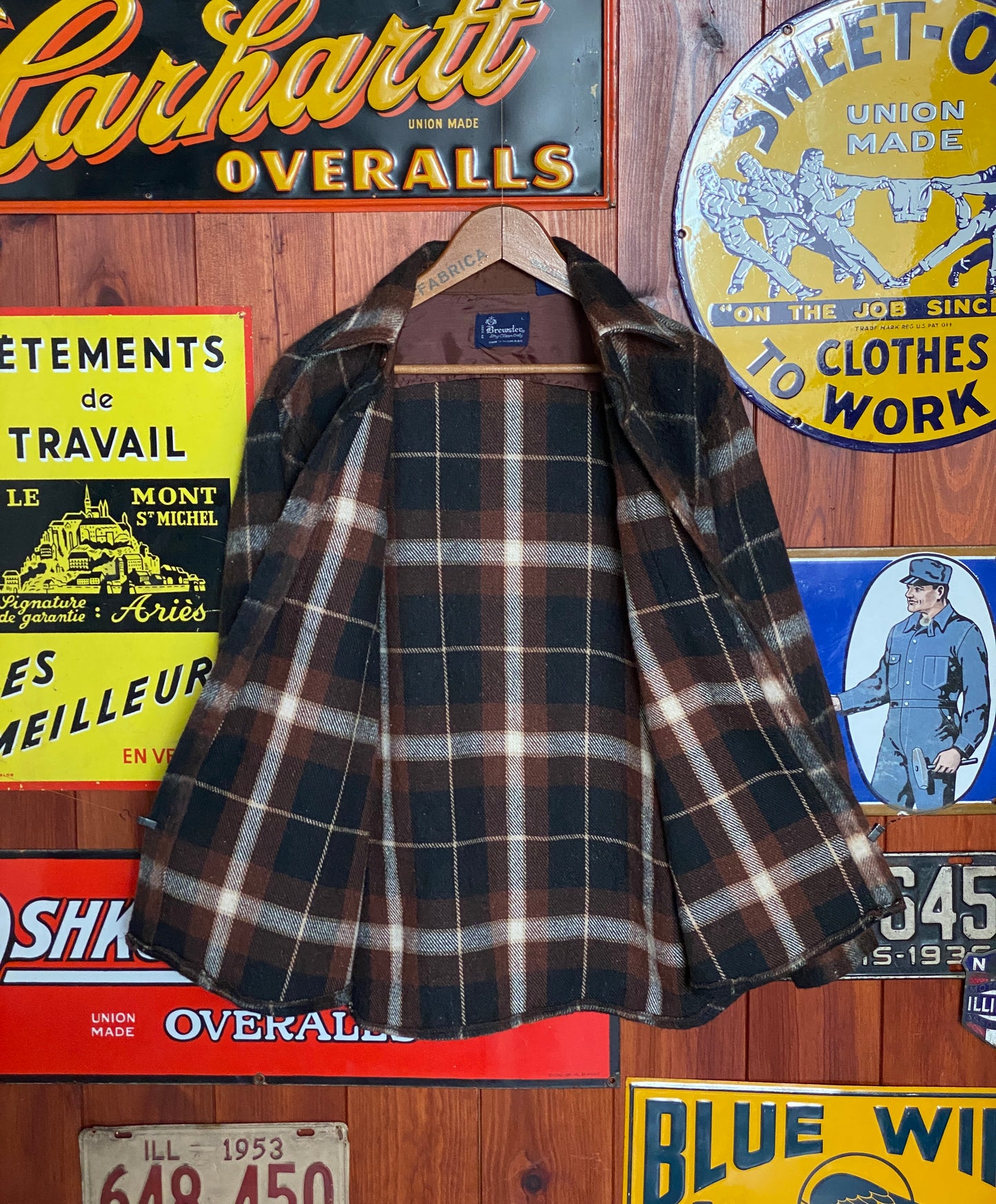 Size Large 80s Heavy Plaid Shirt | Vintage Retro Style