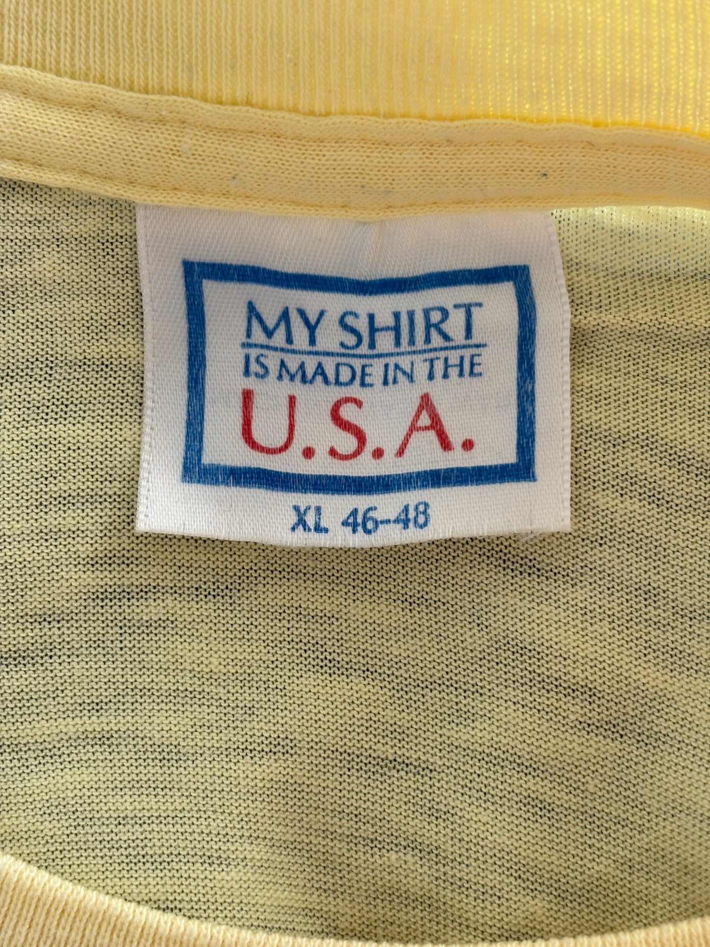 Vintage 1986 ‘Life’s a Beach’ tee – Richmond VA party vibes with retro beach scene.XL