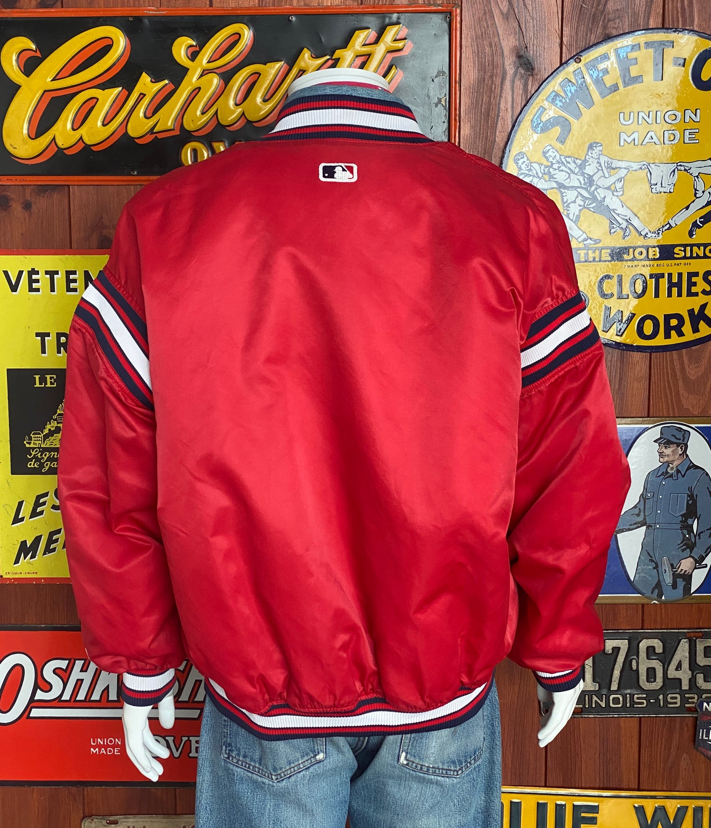 XL. Vintage 90S Indians Starter jacket