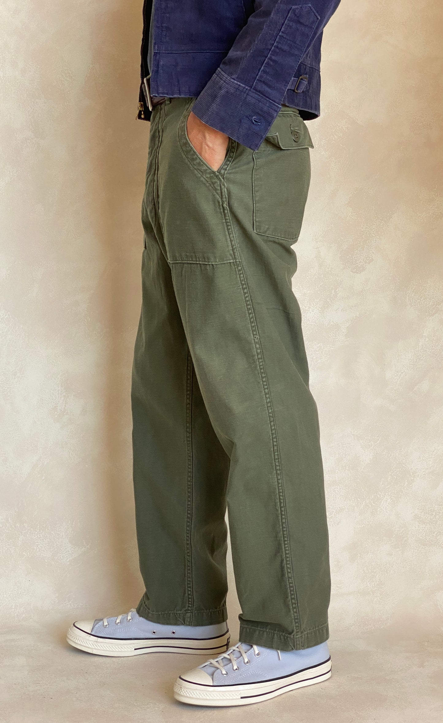 34X31. 1975 Authentic US Army Vietnam war era OG-107 Fatigue pants