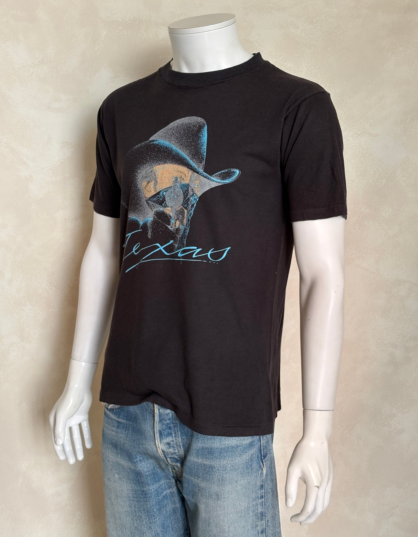 Vintage 80s Texas t shirt. Made in USA - Large