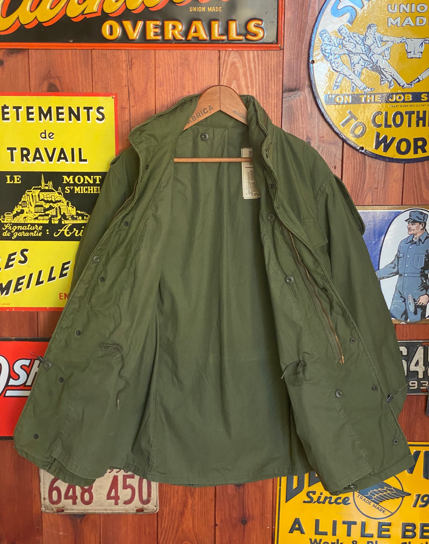 Vintage 1980 US Military M-65 Field Jacket: