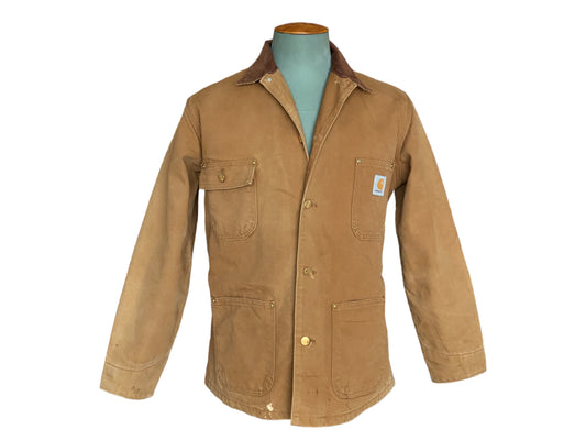 Durable Carhartt Blanket Lined Jacket in Size 38US/48EU, Made in USA - Perfect for Outdoor and Heavy-duty Work