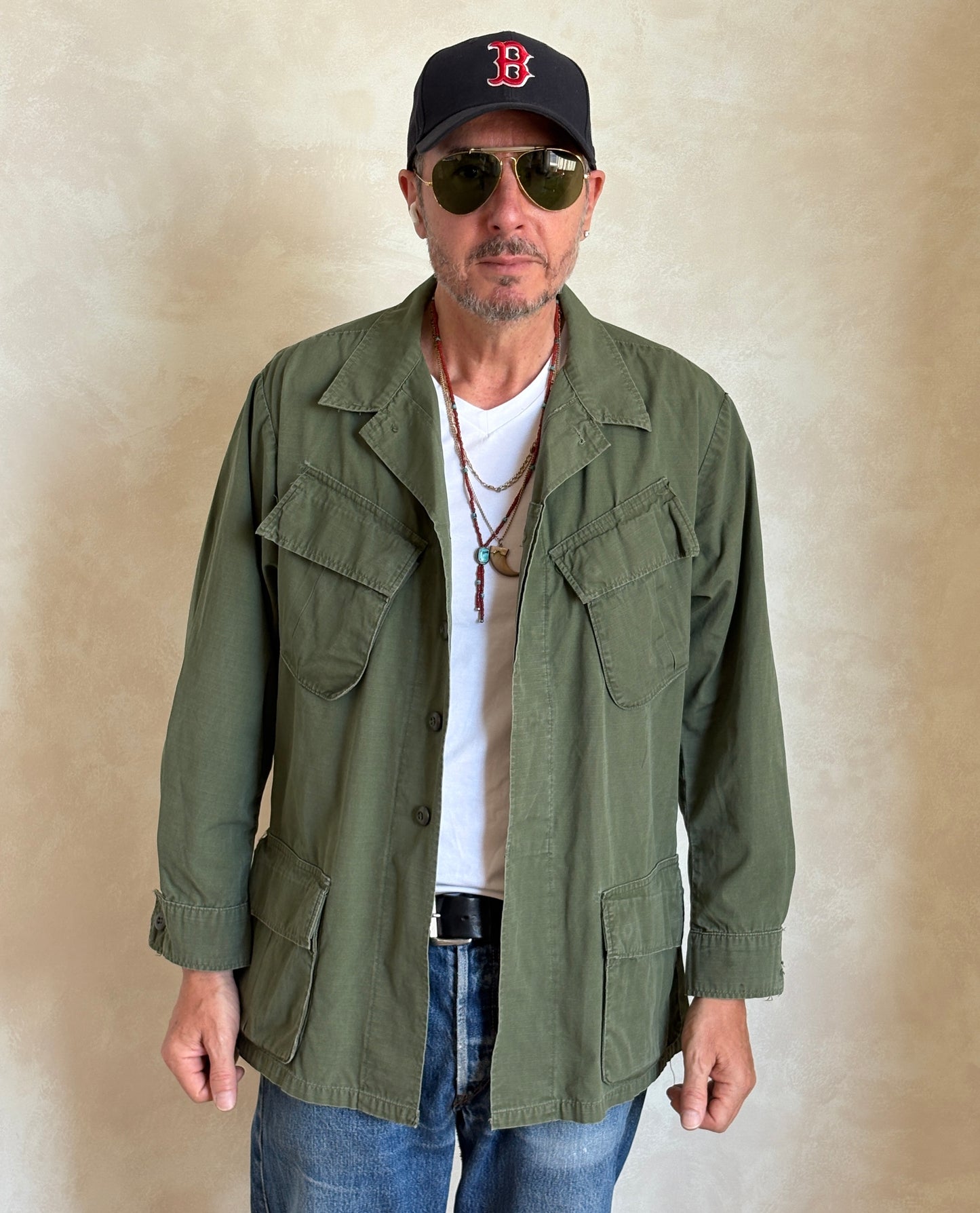 Med Reg. Authentic 1968 U.S. Army Vietnam War Jungle Jacket OG-107 – Vintage Military