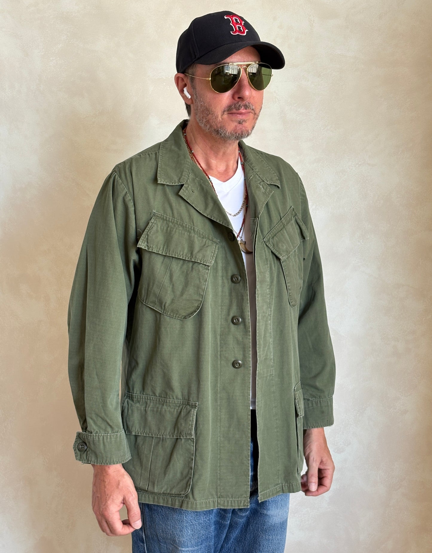 Med Reg. Authentic 1968 U.S. Army Vietnam War Jungle Jacket OG-107 – Vintage Military