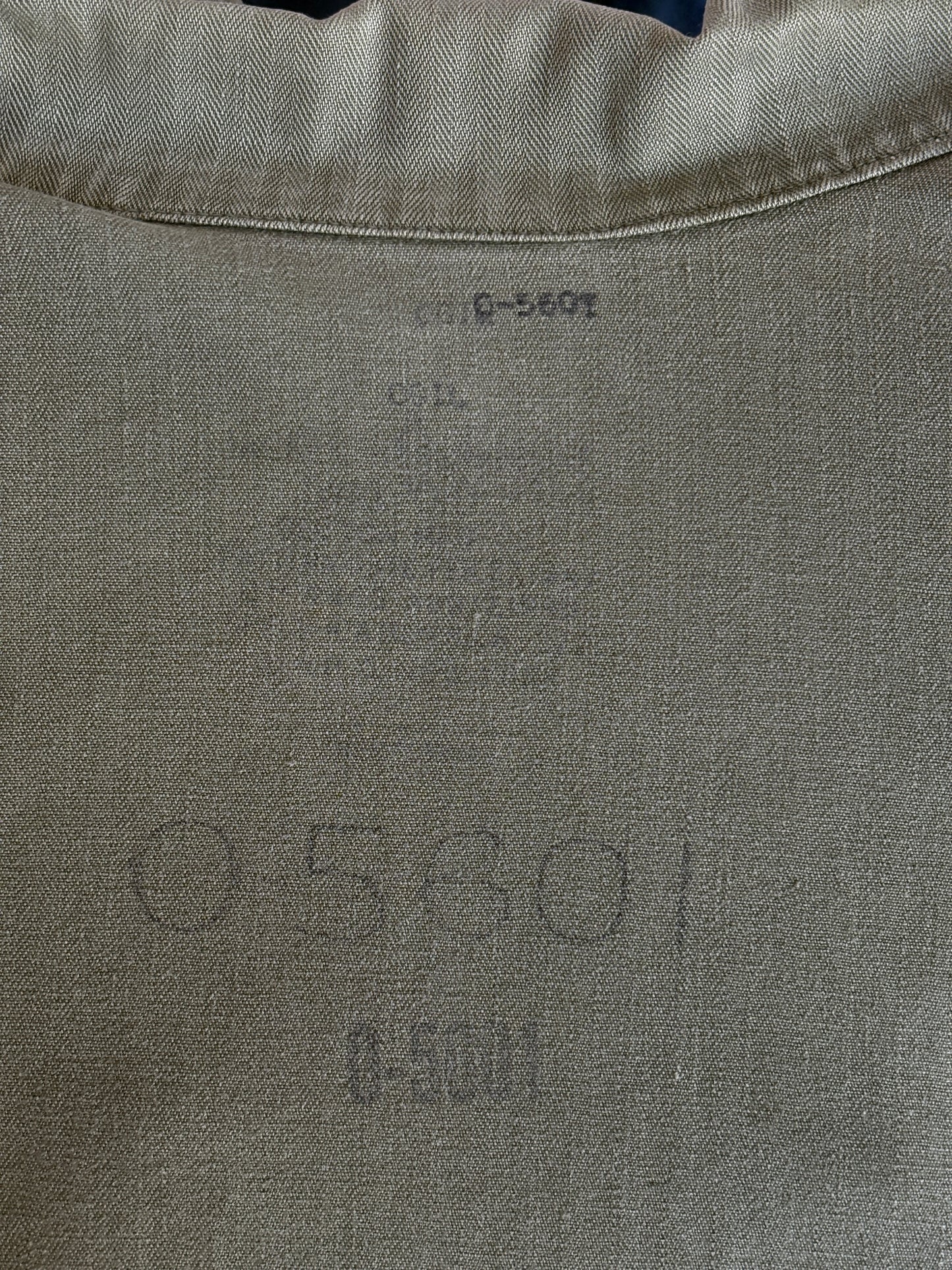 Medium . Authentic US Army HBT Utility Shirt – Korean War Era