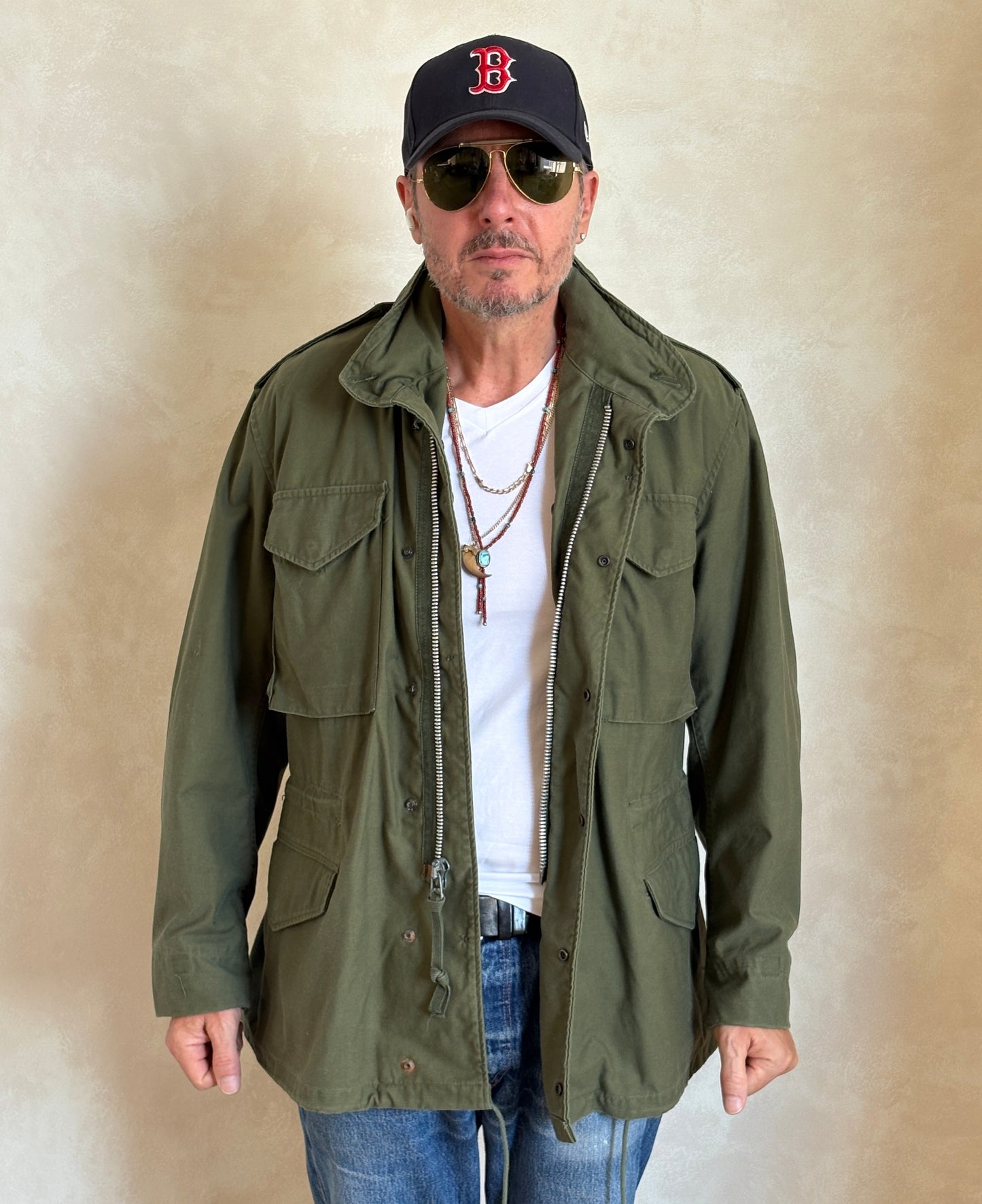 Med Reg. Authentic Alpha Industries 1969 US Army M-65 Field Jacket – OG-107 – Vintage Military Issue