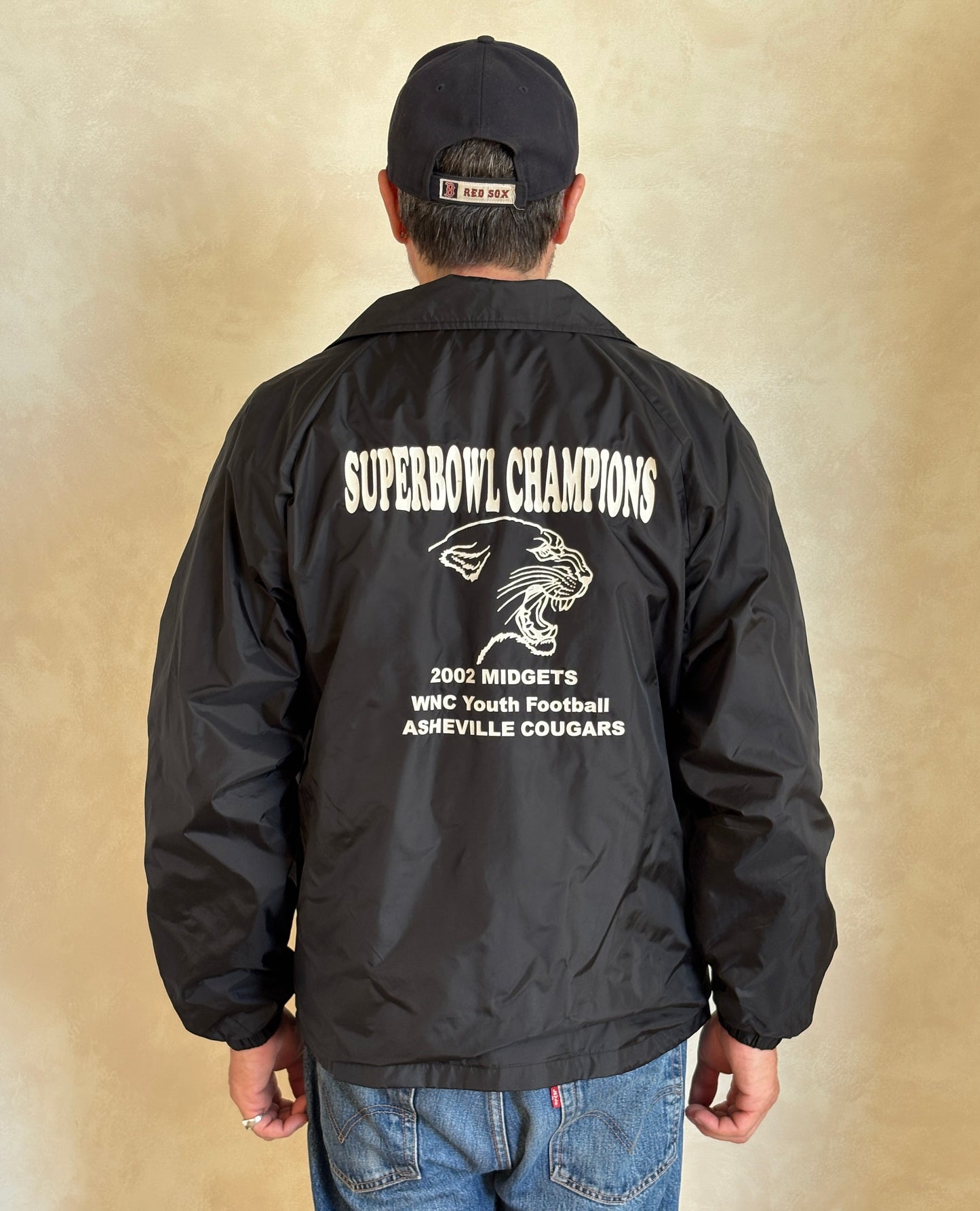 Size Med. Vintage printed windbreaker