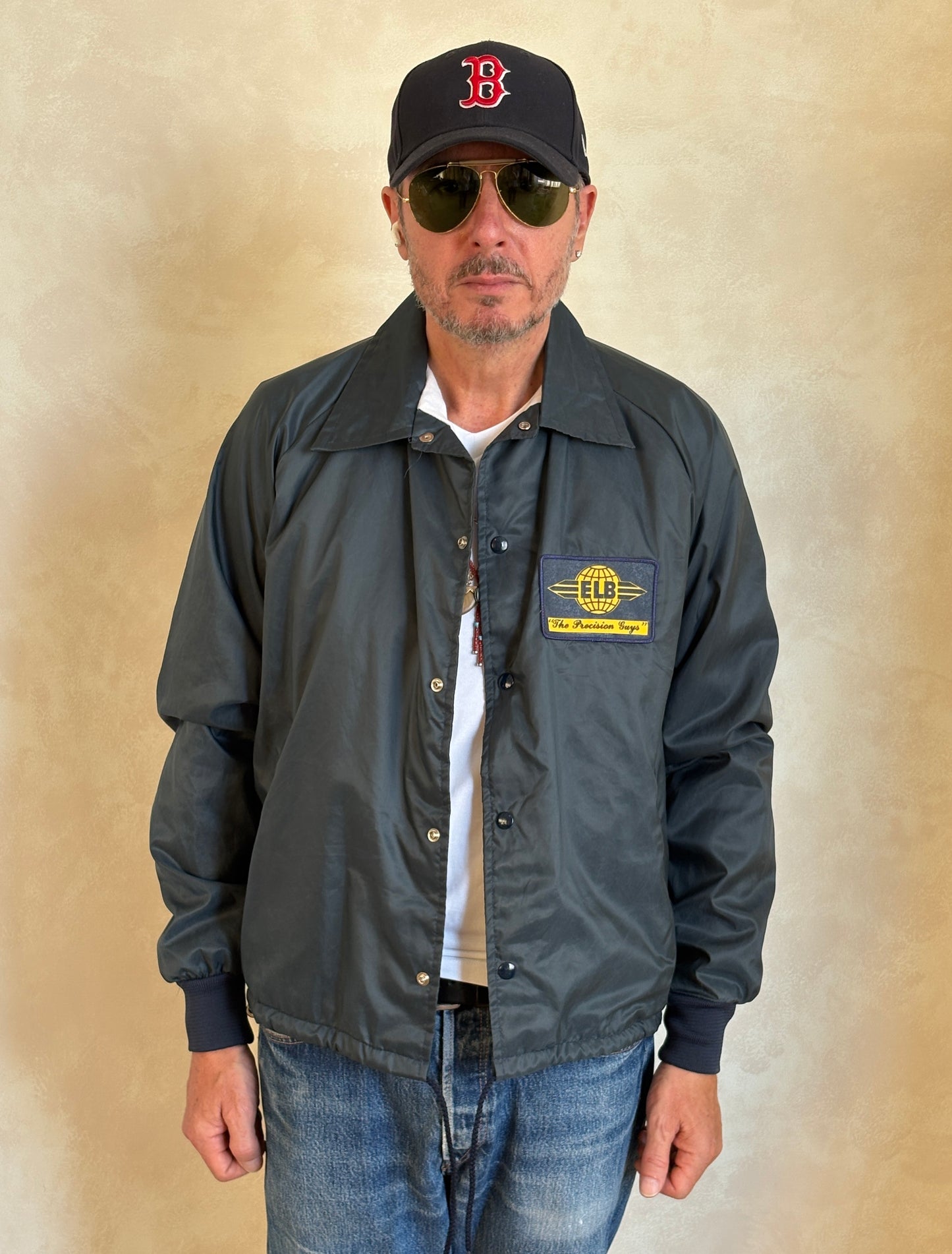 Size Med. Vintage 80s windbreaker. Made in USA