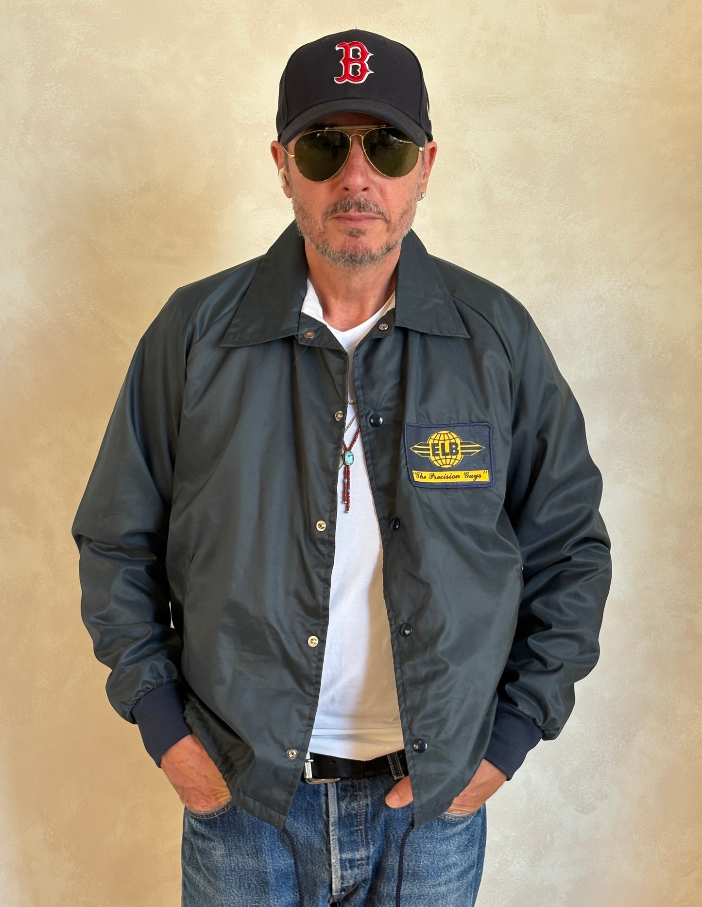 Size Med. Vintage 80s windbreaker. Made in USA