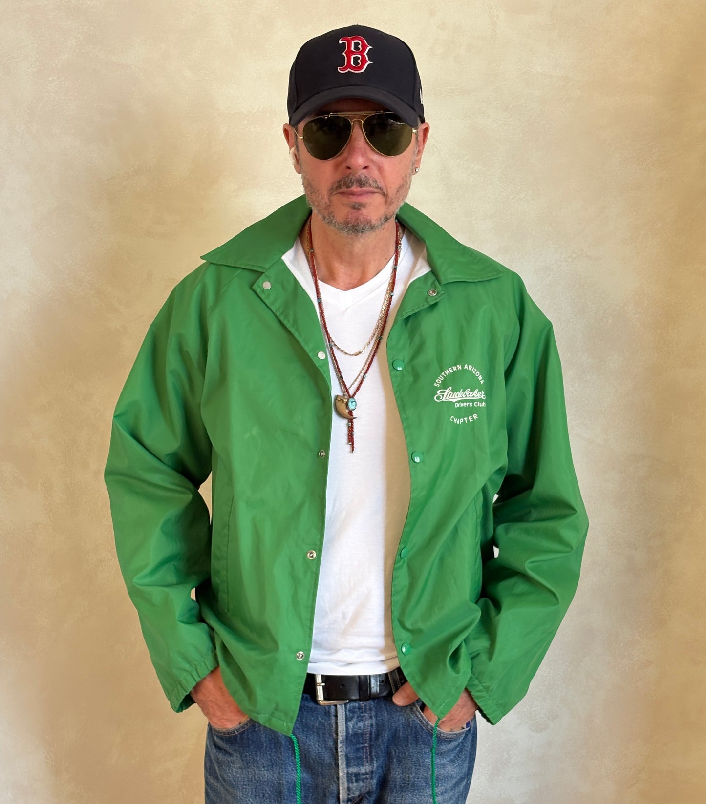 Size Med. Vintage 80s windbreaker Made in USA