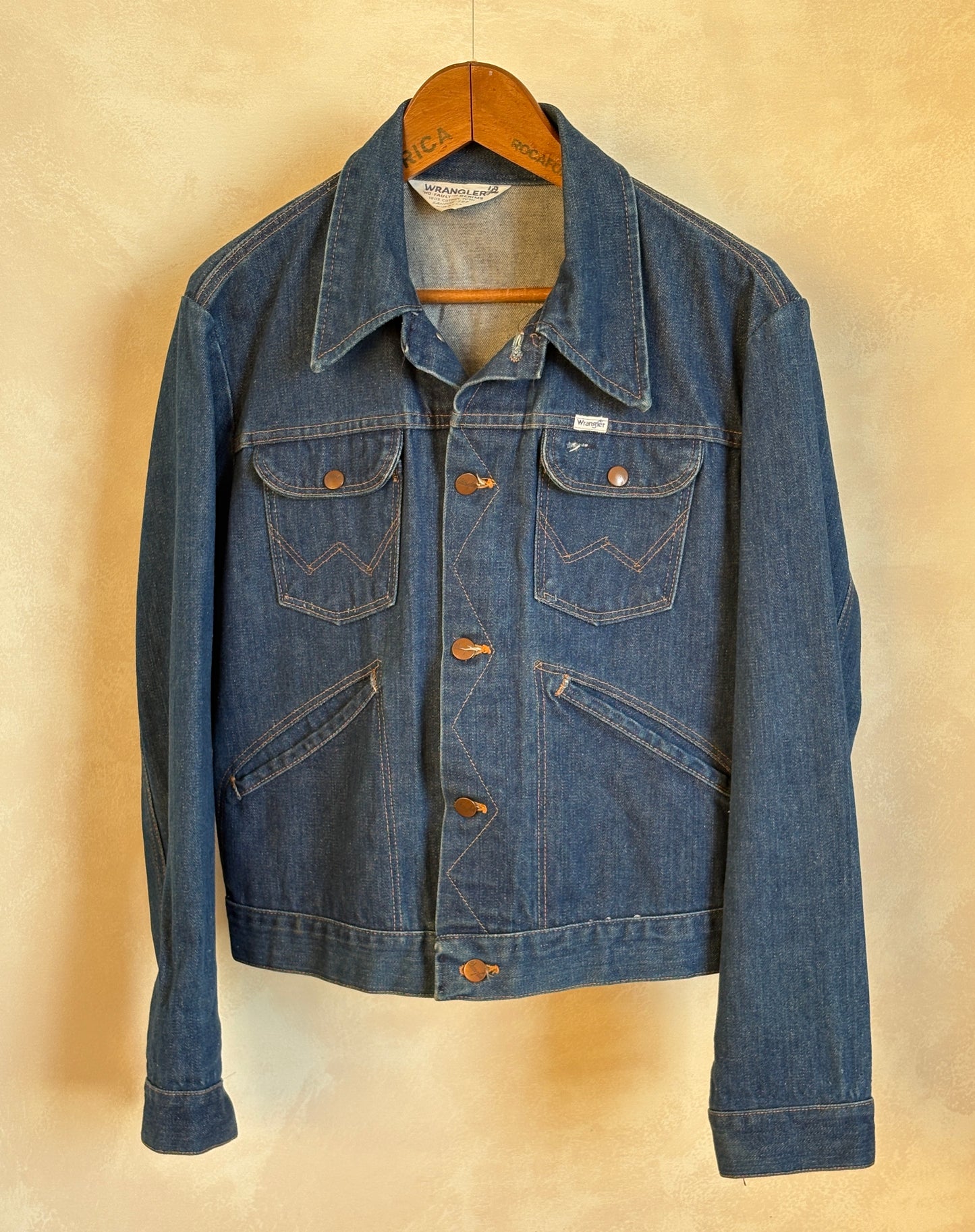 Size 42US / 52EU. Authentic 24 MJZ Wrangler jacket – Made in the USA