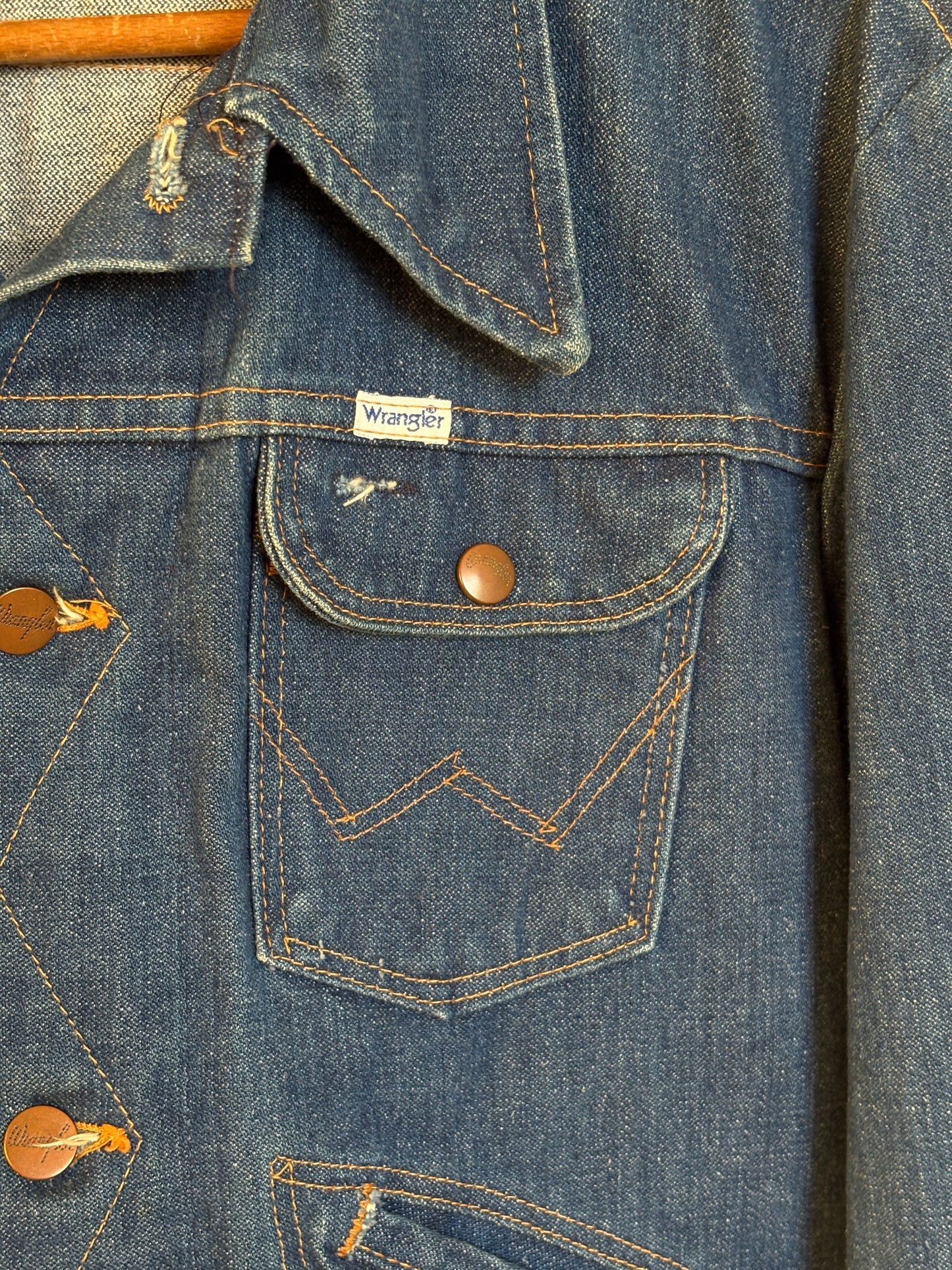 Size 42US / 52EU. Authentic 24 MJZ Wrangler jacket – Made in the USA