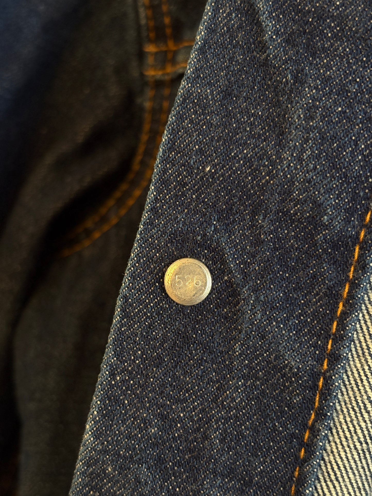 Size 40US / 50EU . Vintage 70s Levis single stitch jacket Made in USA.