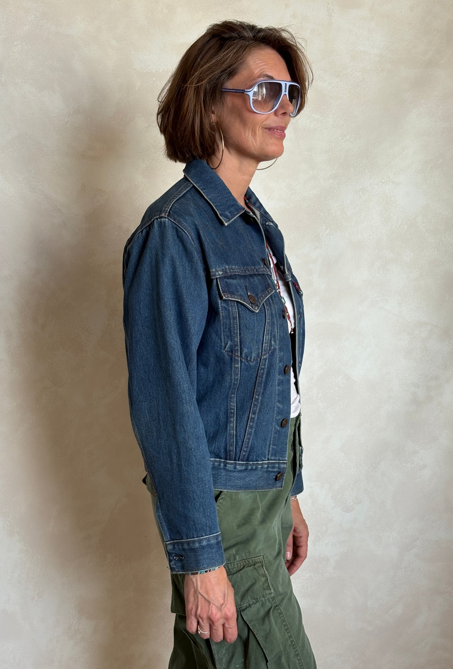 Size 34US / 44EU .Vintage 70s Levi’s Denim Jacket – 2 Pockets – Made in USA
