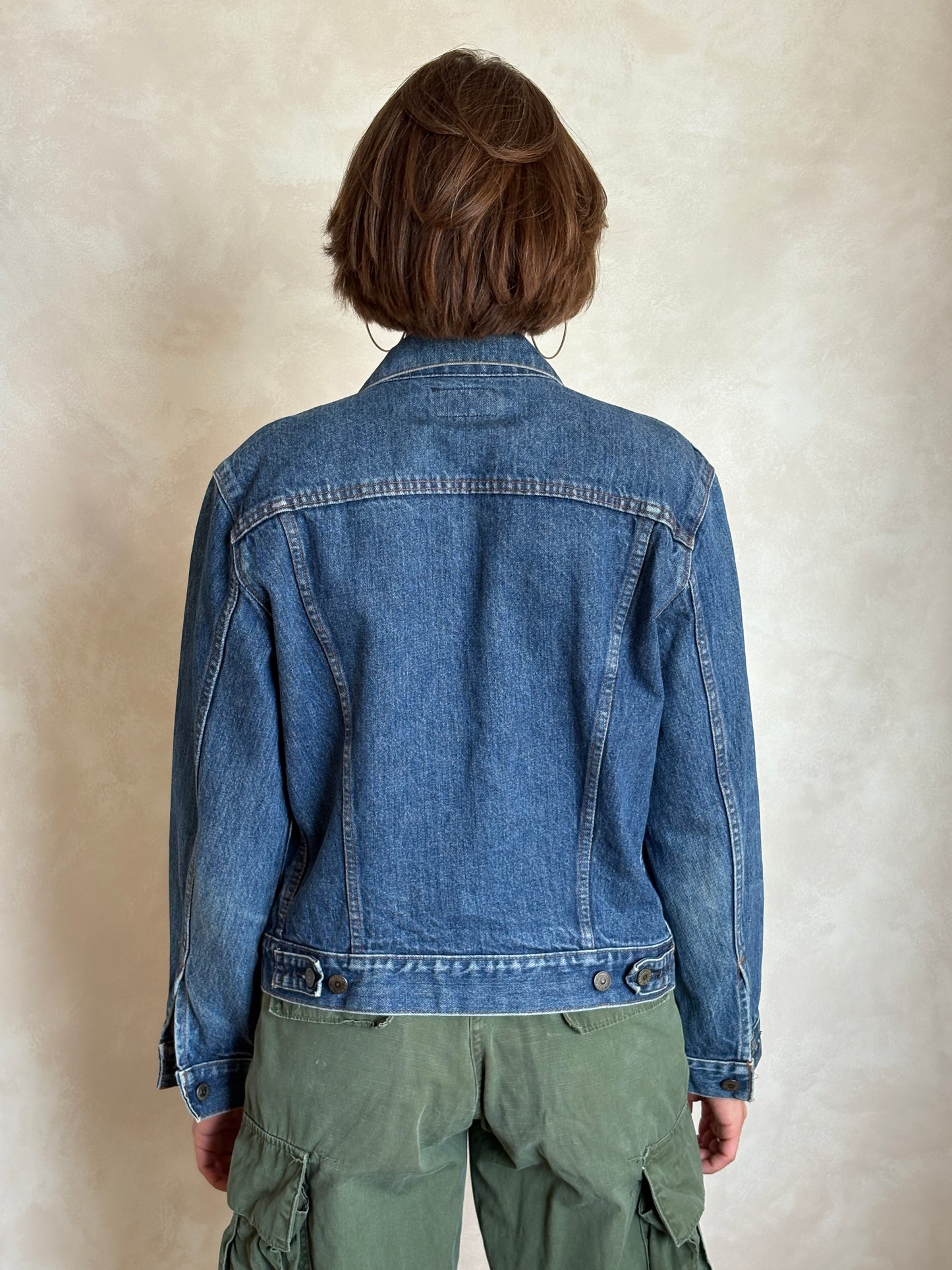 Size 38US/48EU .Vintage 70s Levi’s Denim Jacket – 2 Pockets – Made in USA