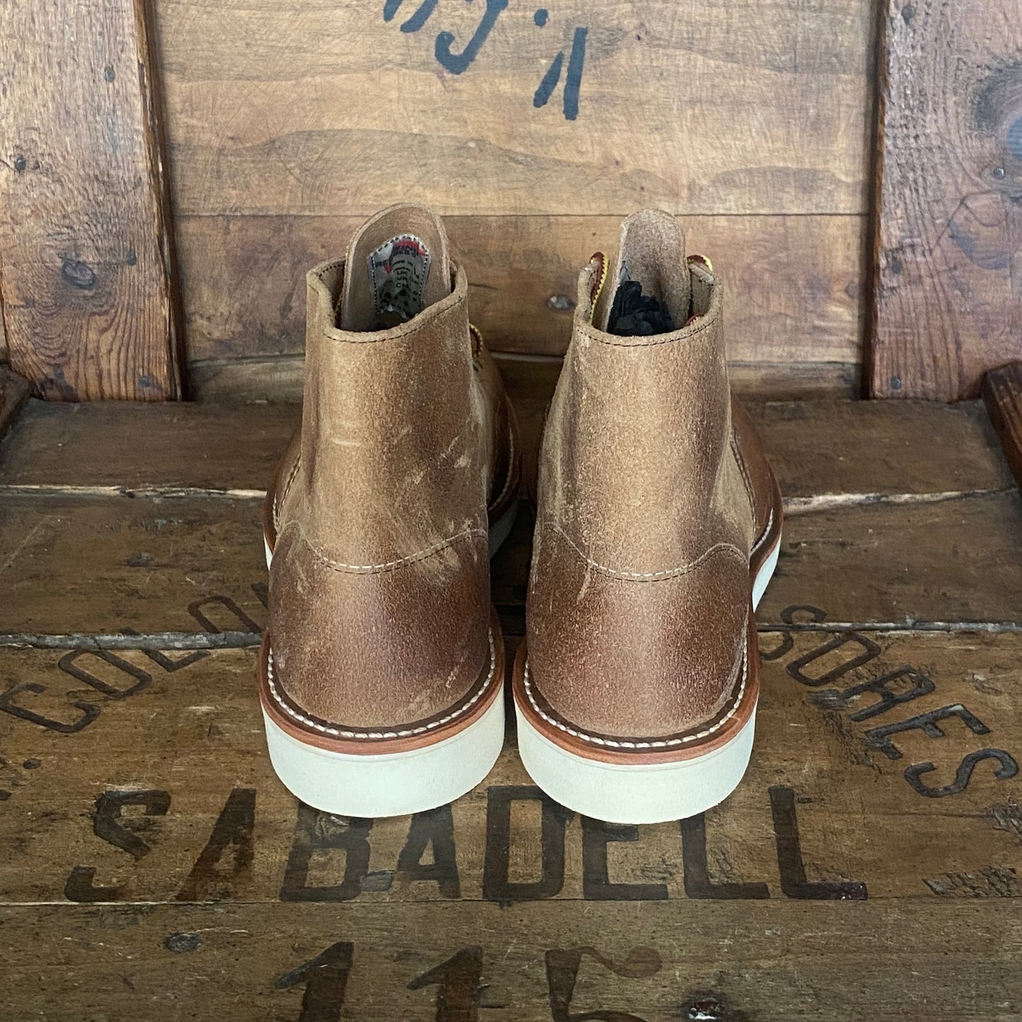 Sz 7.5D (40 EU ) R W 8181 round toe Hawthorne Muleskinners ( Second )