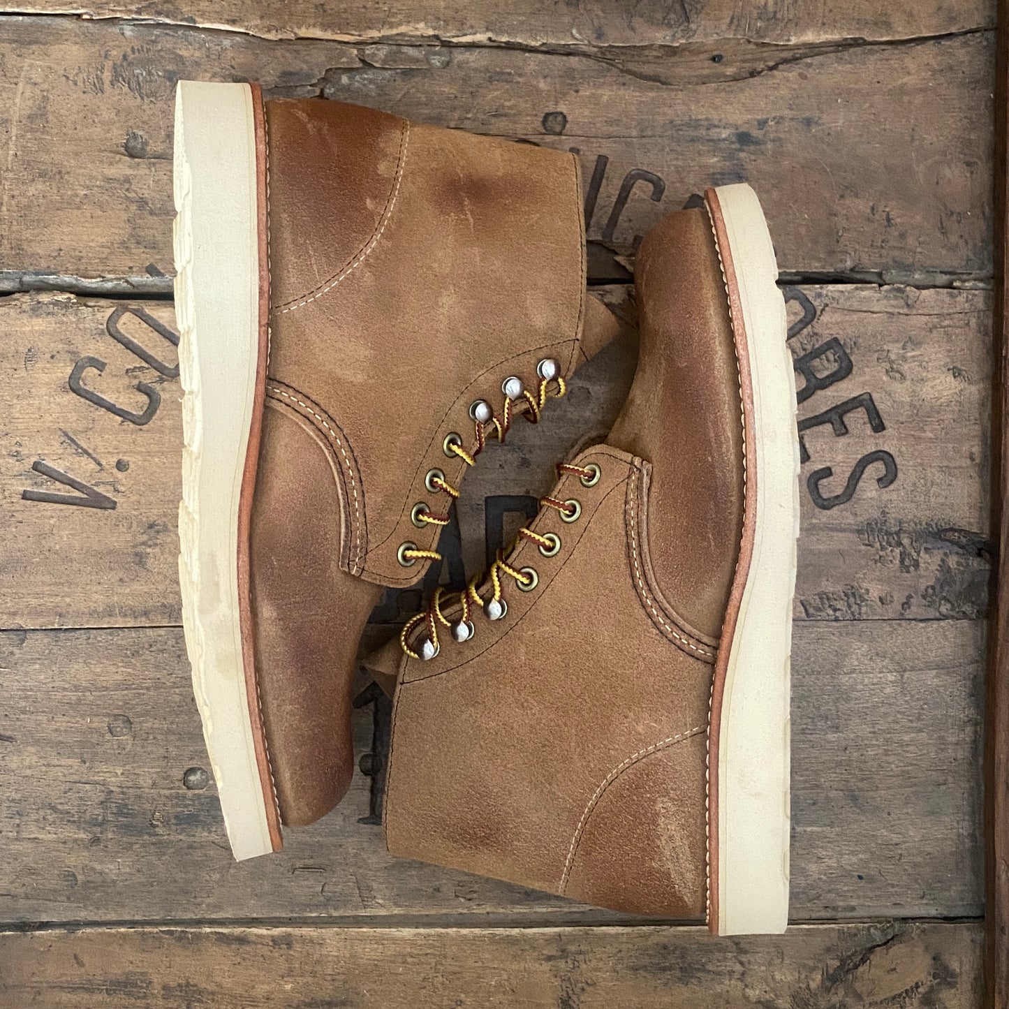 Sz 7.5D (40 EU ) R W 8181 round toe Hawthorne Muleskinners ( Second )