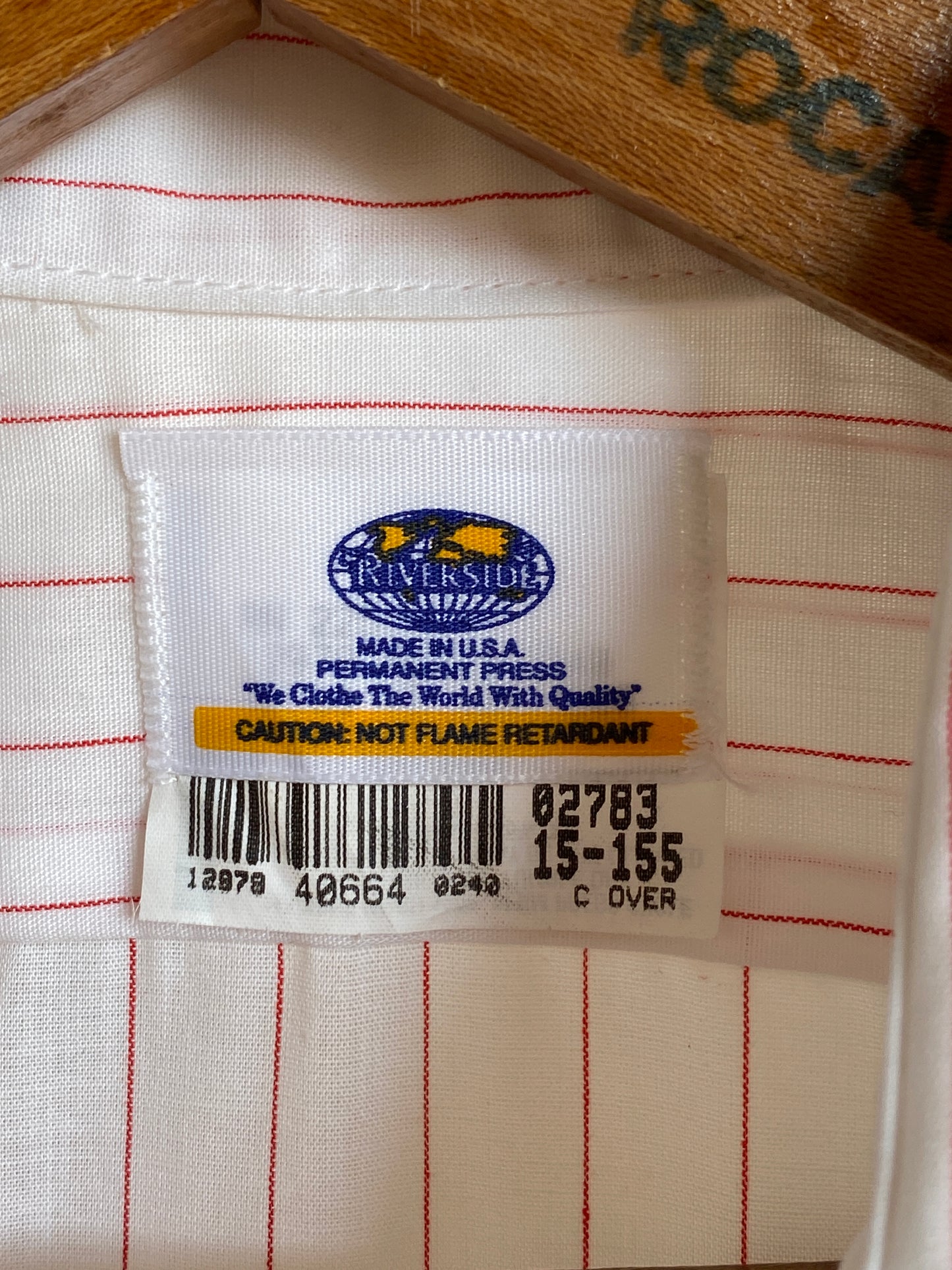 Med. Vintage Budweiser stripe Work shirt Made in USA