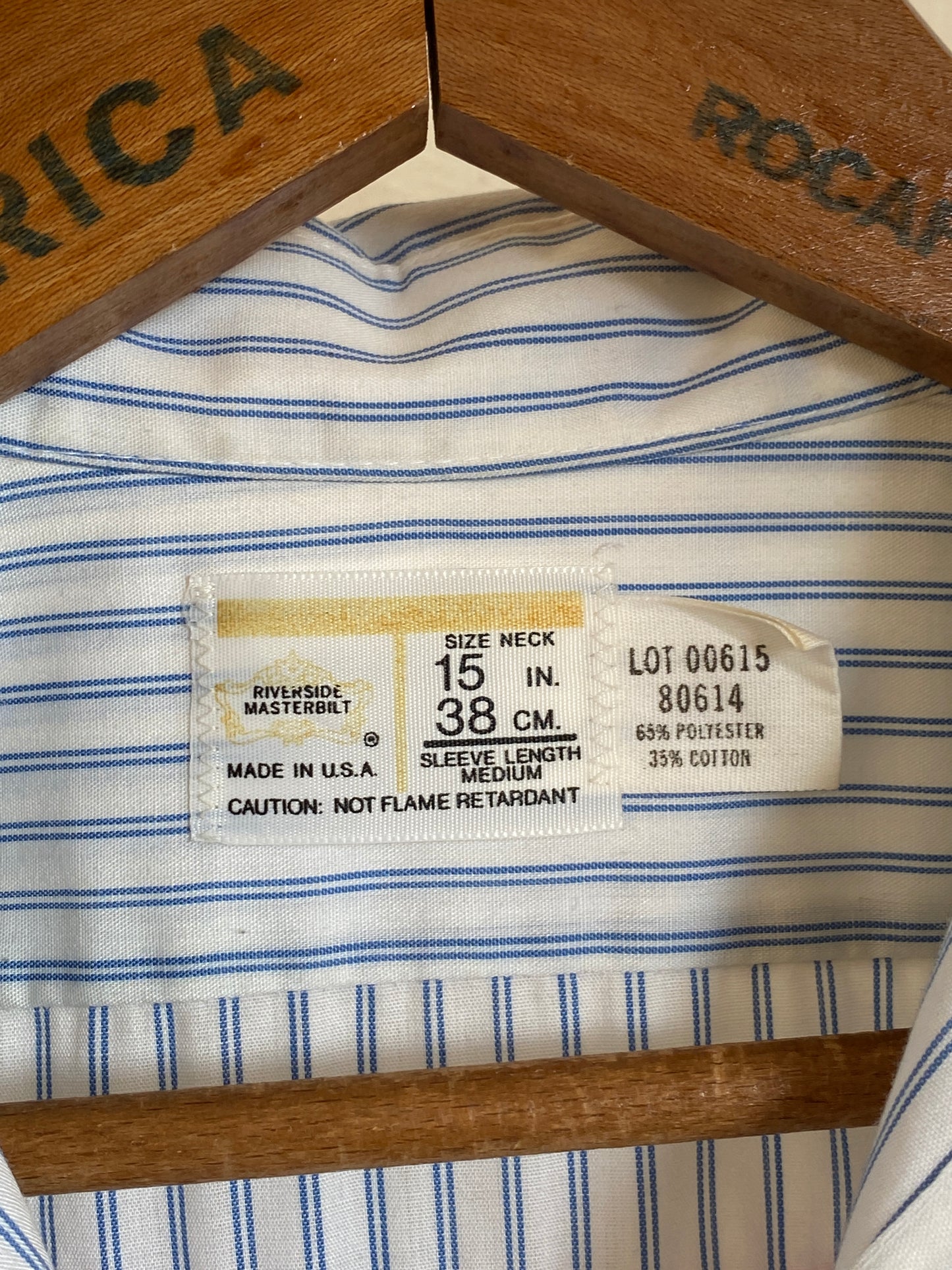 Med. Vintage Miller Work shirt Made in USA