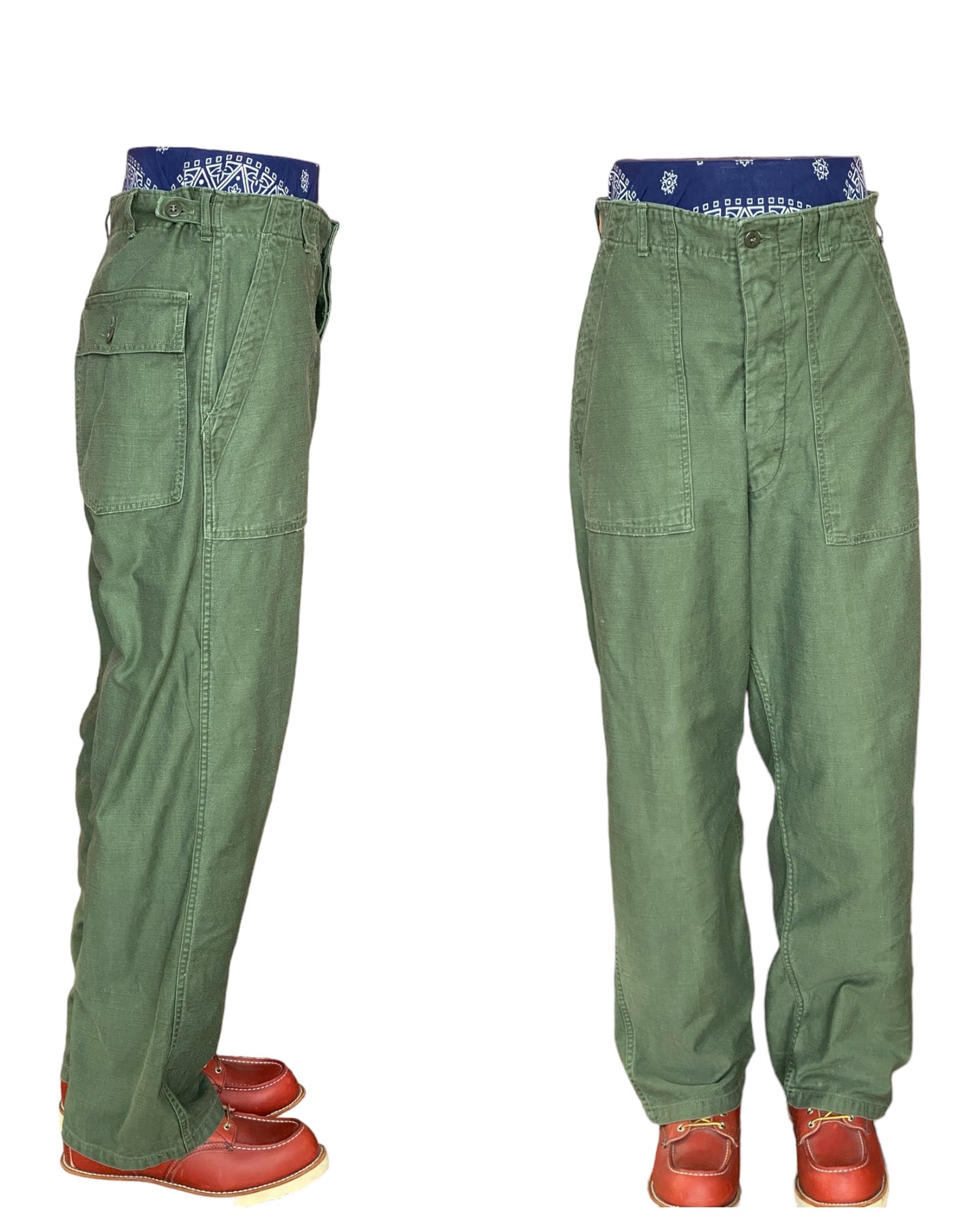Size Med. Authentic 1961 US army Vietnam era Fatigue / utility pants