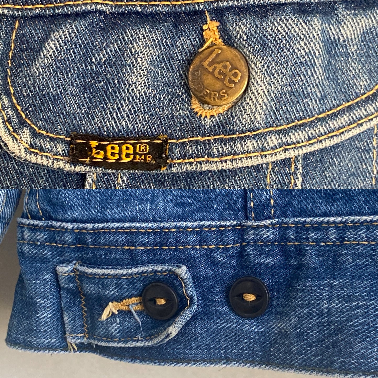 Size 40US / 50EU Vintage 70s Sanforized Union Made Lee Jacket Made in USA