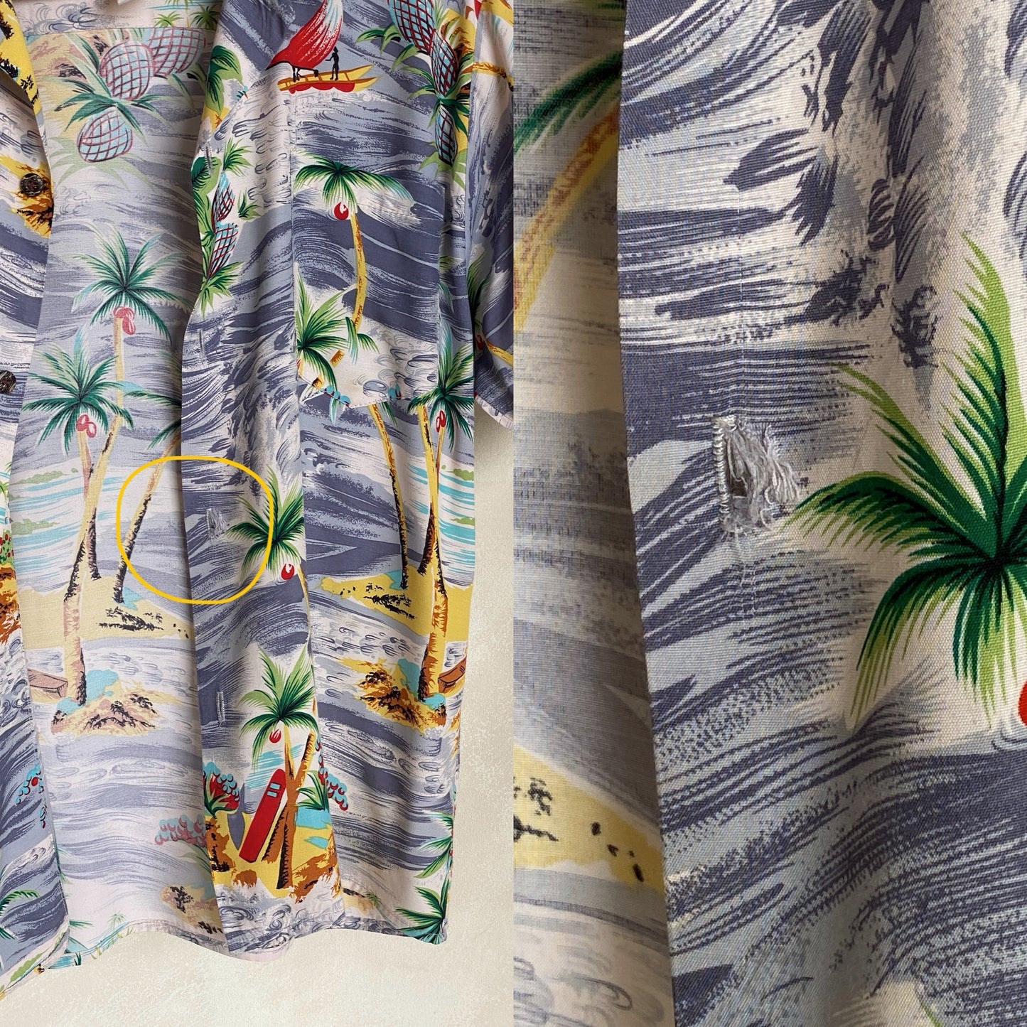 Size 14/16 youth . Vintage 90s Hawaiian shirt