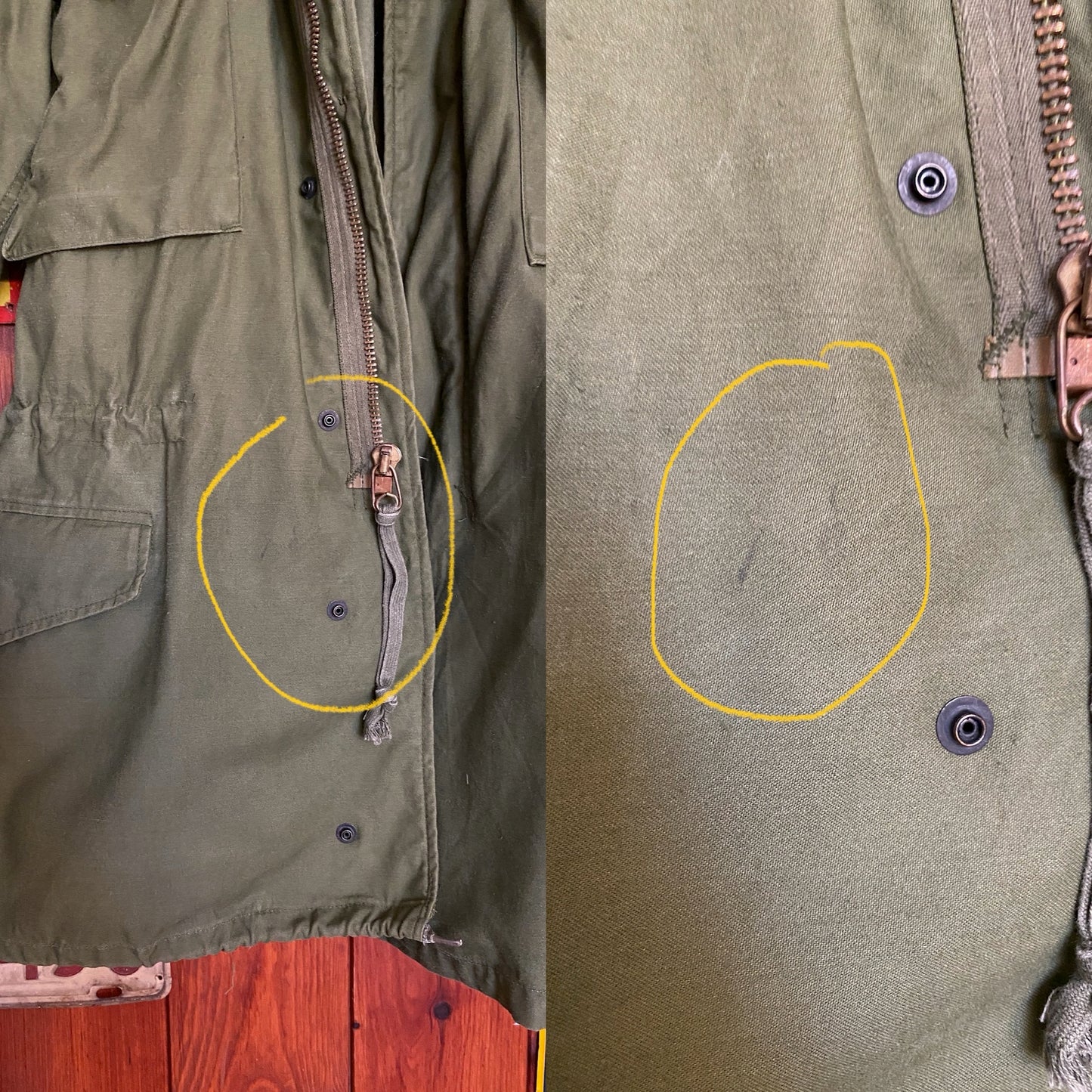 Medium Long Authentic 1980 US Military Vintage M-65 Field Jacket | Classic Military Apparel