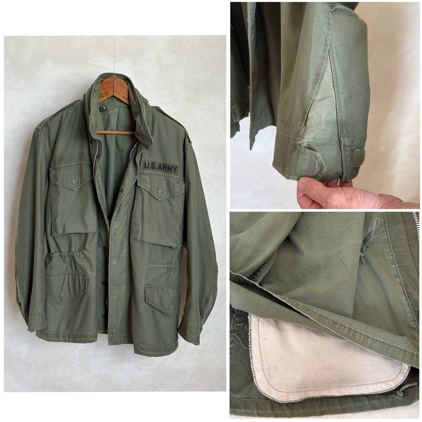 Small Regular – Authentic 1967 US Army M-65 Field Jacket Military