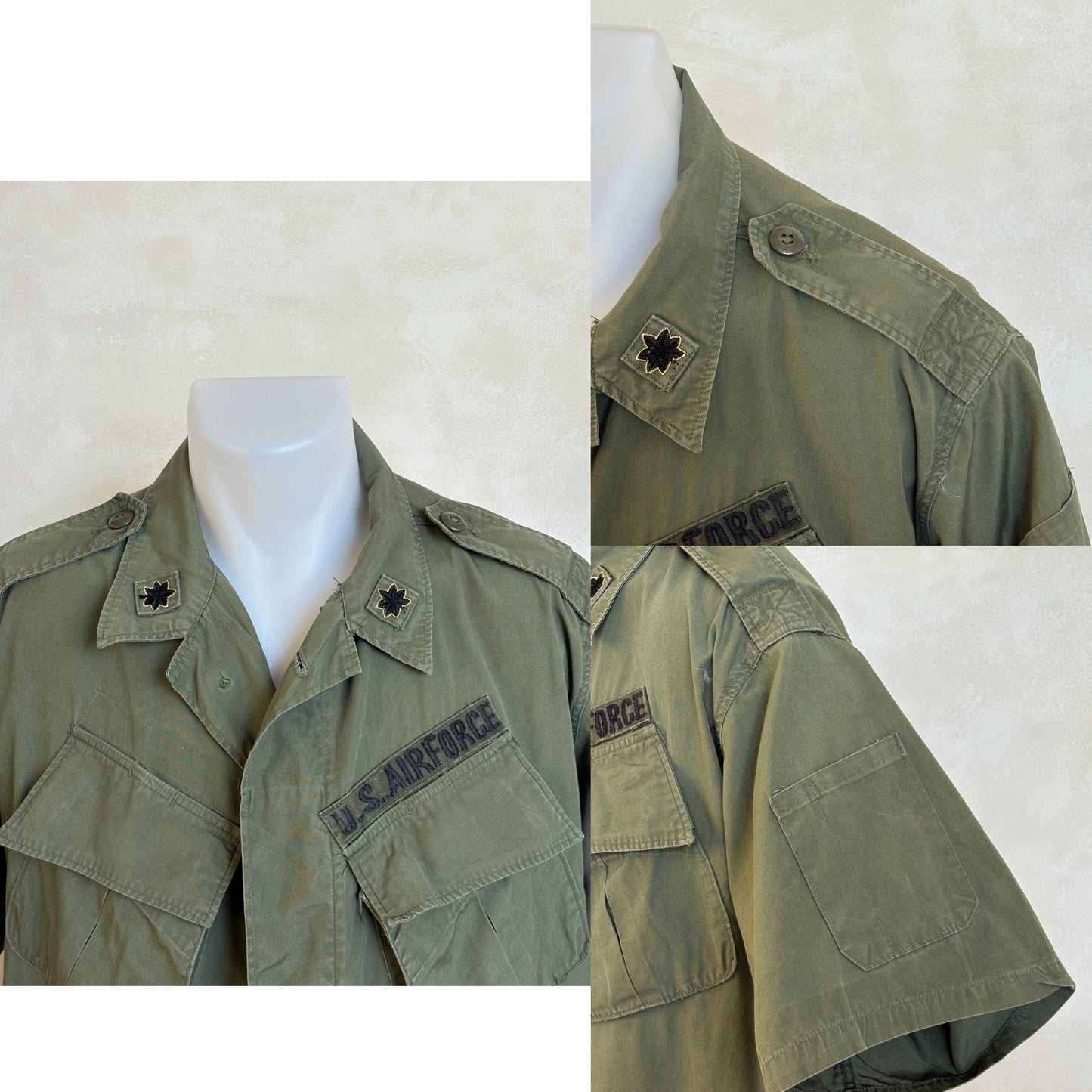 Size Large Reg. 2nd second pattern 1965 jungle jacket Vietnam war era
