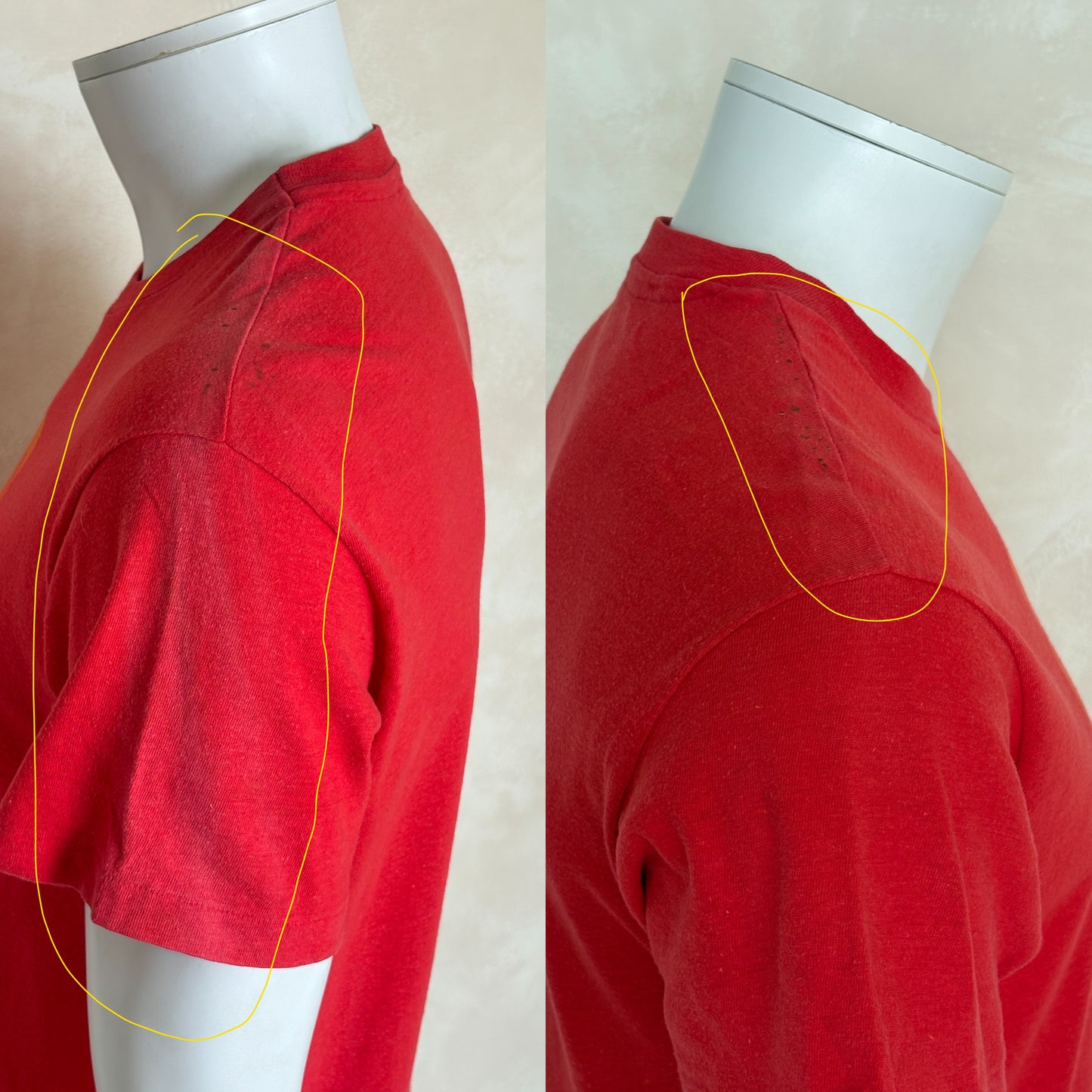 Vintage 80s bowling tee – bold WAS Hinton graphic with retro athletic flair. Large
