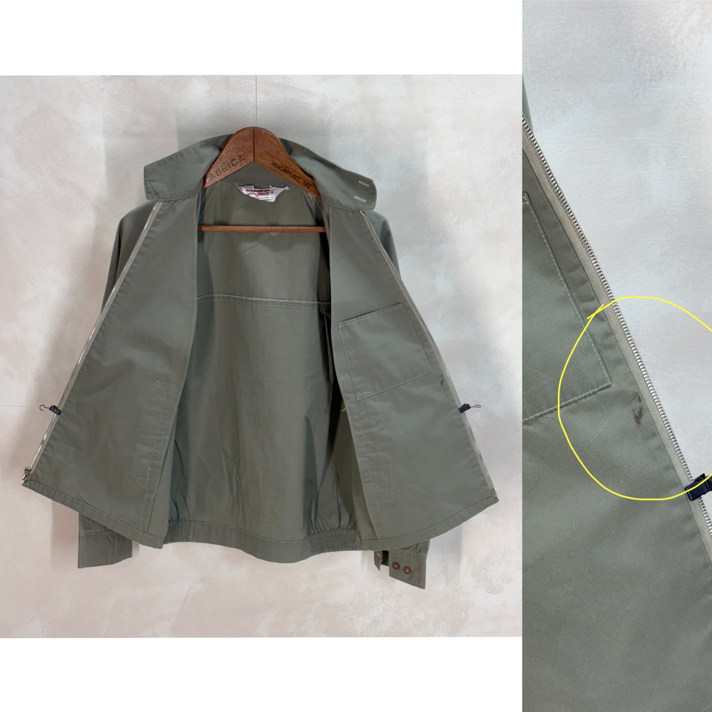 Size Med , 60s Light cotton jacket Made in Singapore