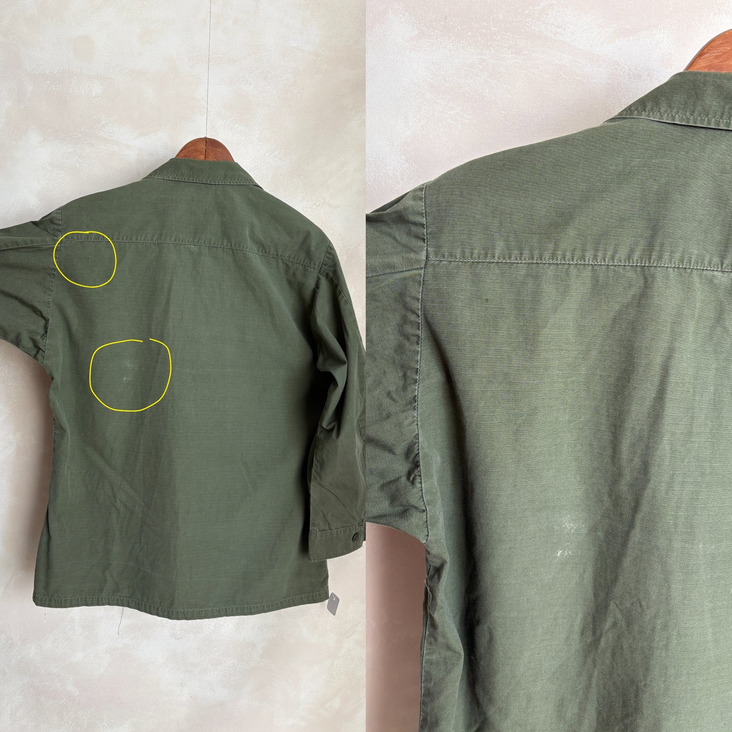 Med Reg. Authentic 1968 U.S. Army Vietnam War Jungle Jacket OG-107 – Vintage Military