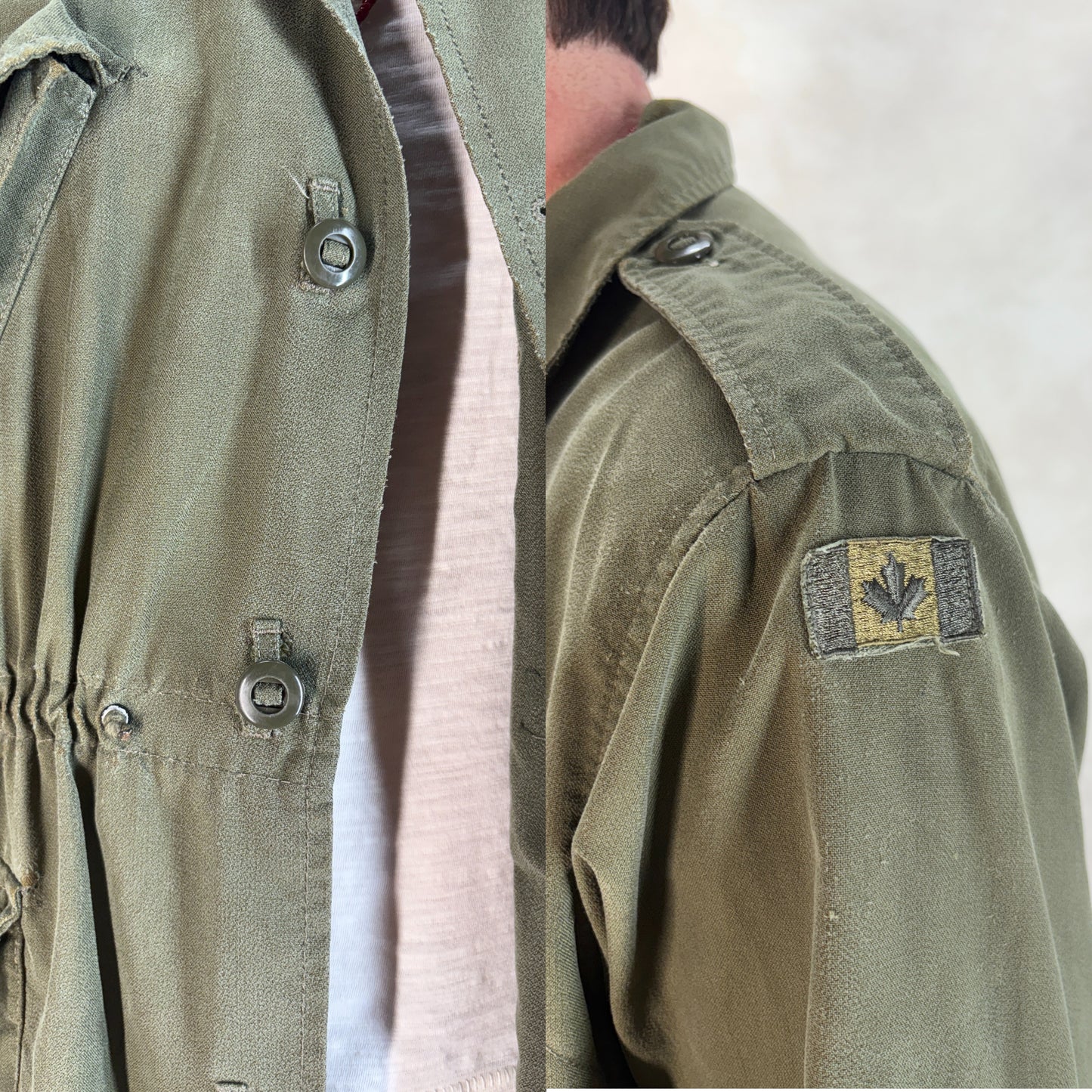Size: Small. Original Canadian Army combat coats from 1990