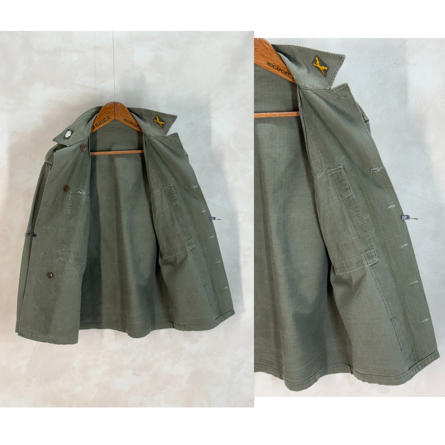 Authentic US Army HBT Utility Shirt – Type II – Korean War Era