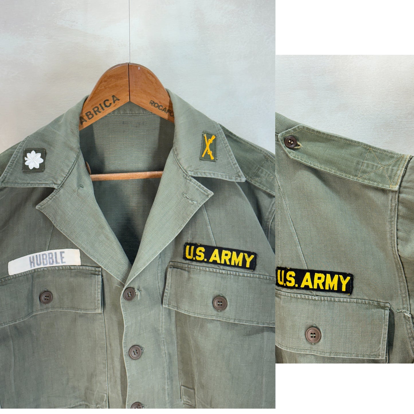 Authentic US Army HBT Utility Shirt – Type II – Korean War Era