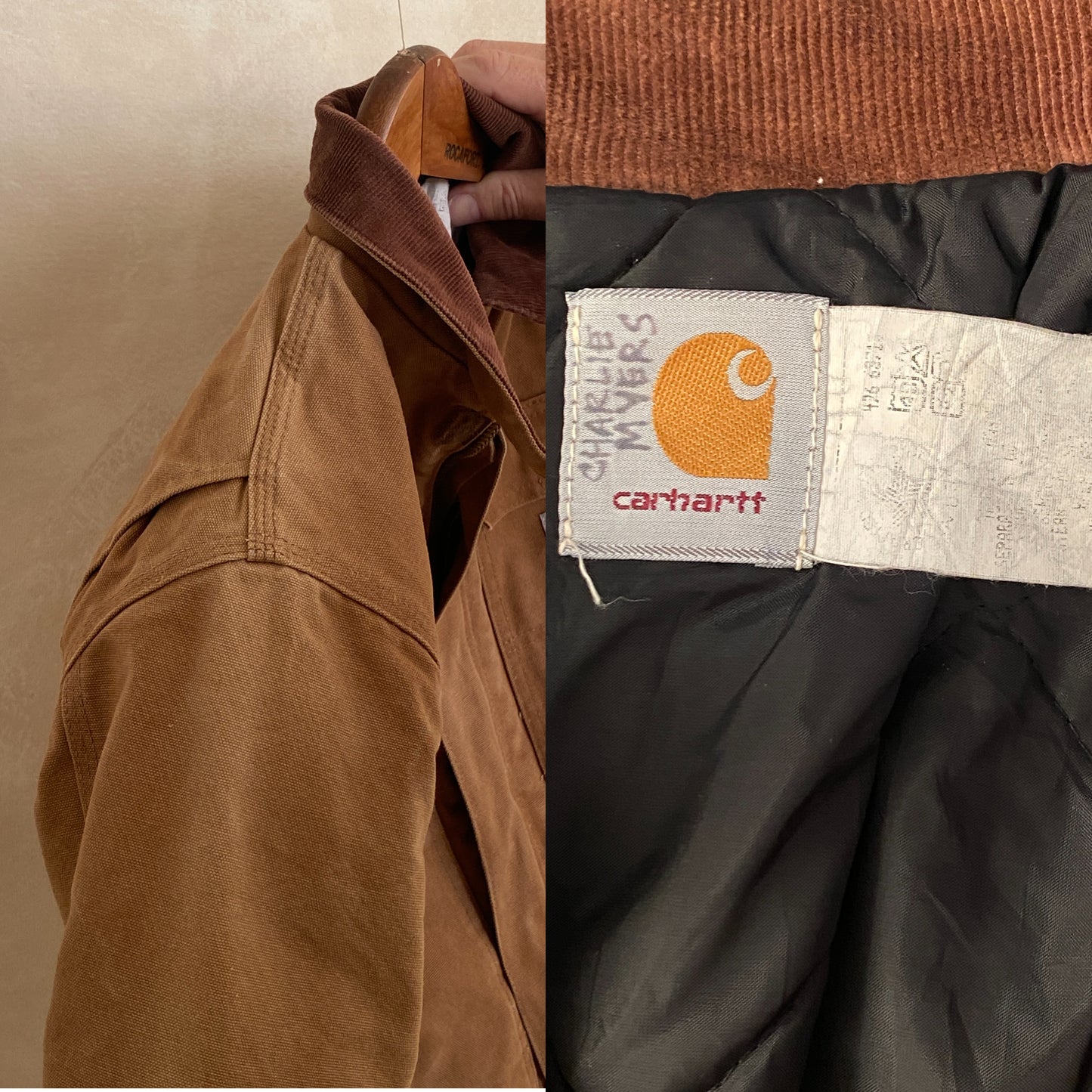Youth L. Carhartt Blanket lined jacket Made in USA