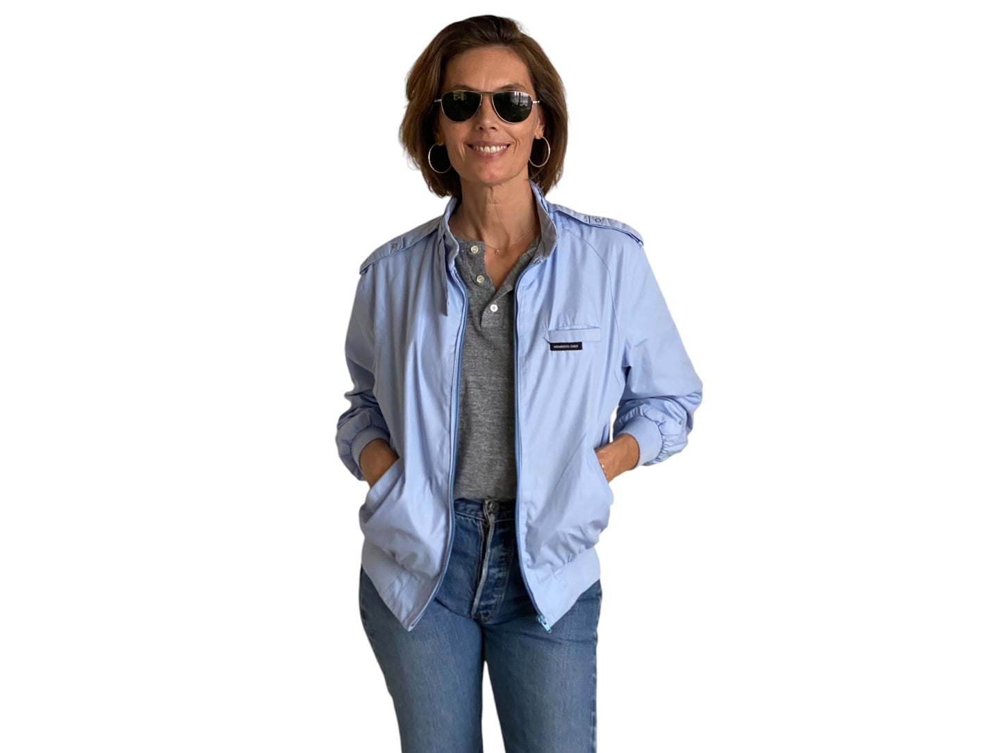 Size 44 US Vintage 80s members Only cotton jacket