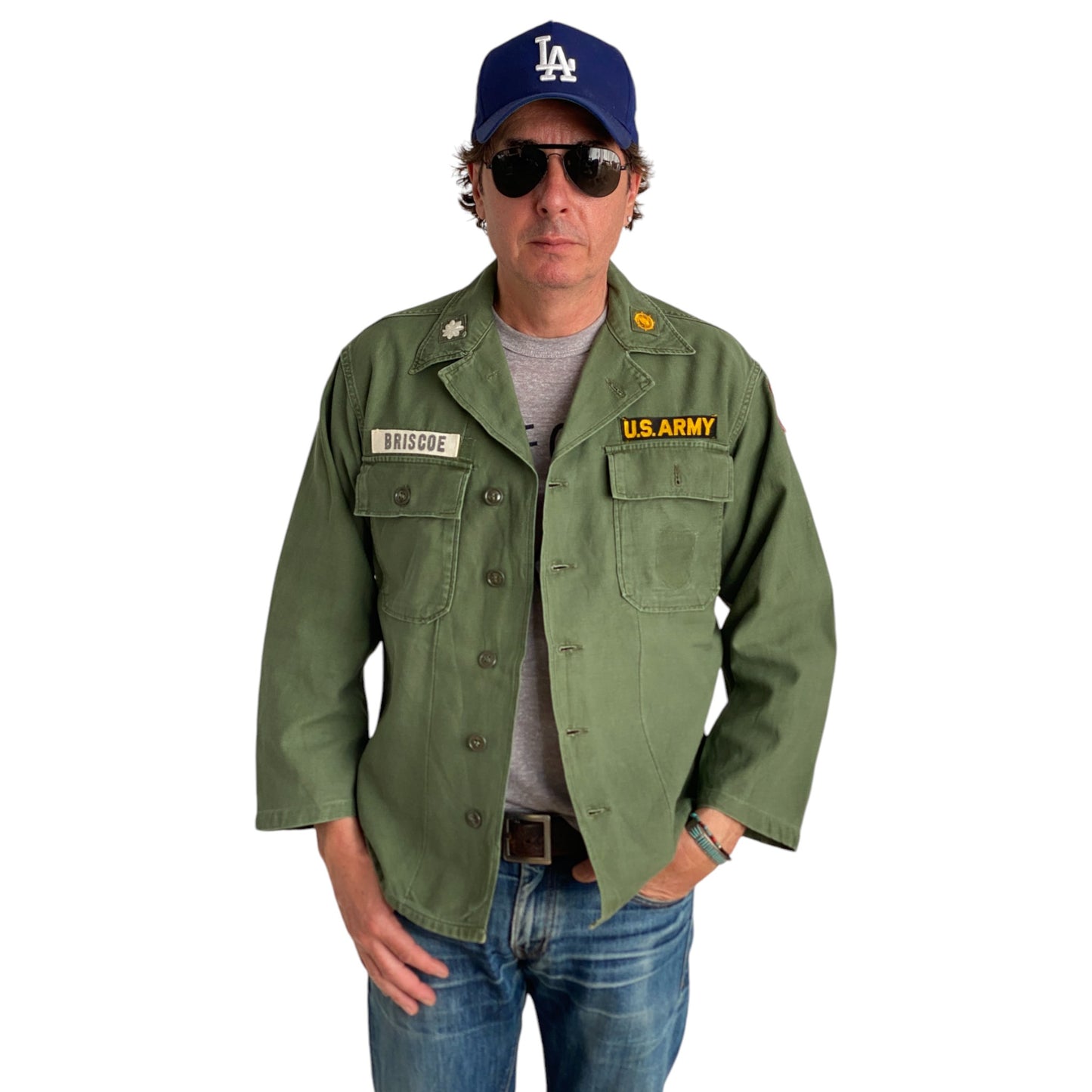 Authentic 1962 Vintage US Army OG 107 Fatigue Shirt - Size M | First Pattern Military Collectible